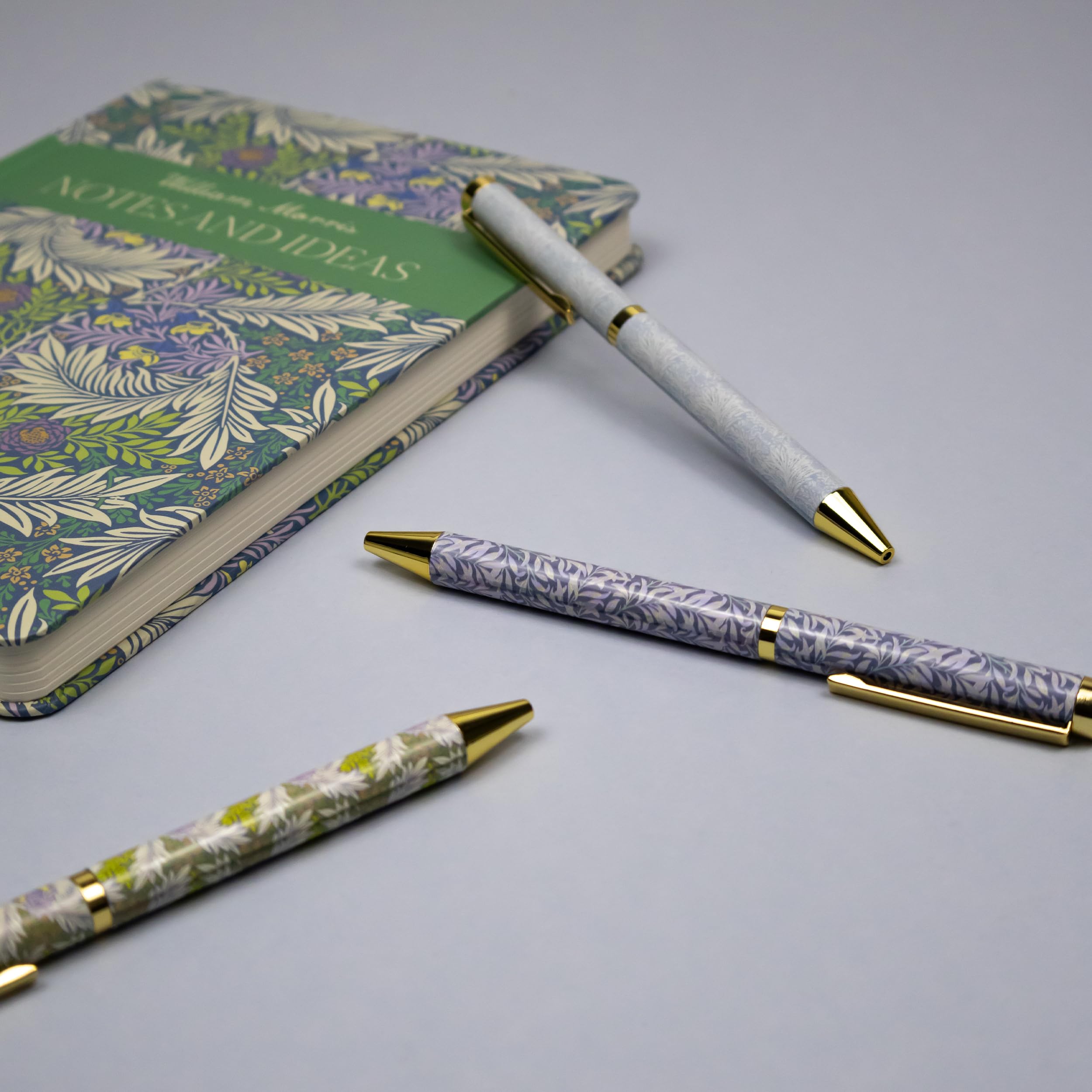 Robert Frederick William Morris Mixed Design Ballpoint Pens Set of 3 with Gift Box | Black Ink | 0.7mm Medium Point 5