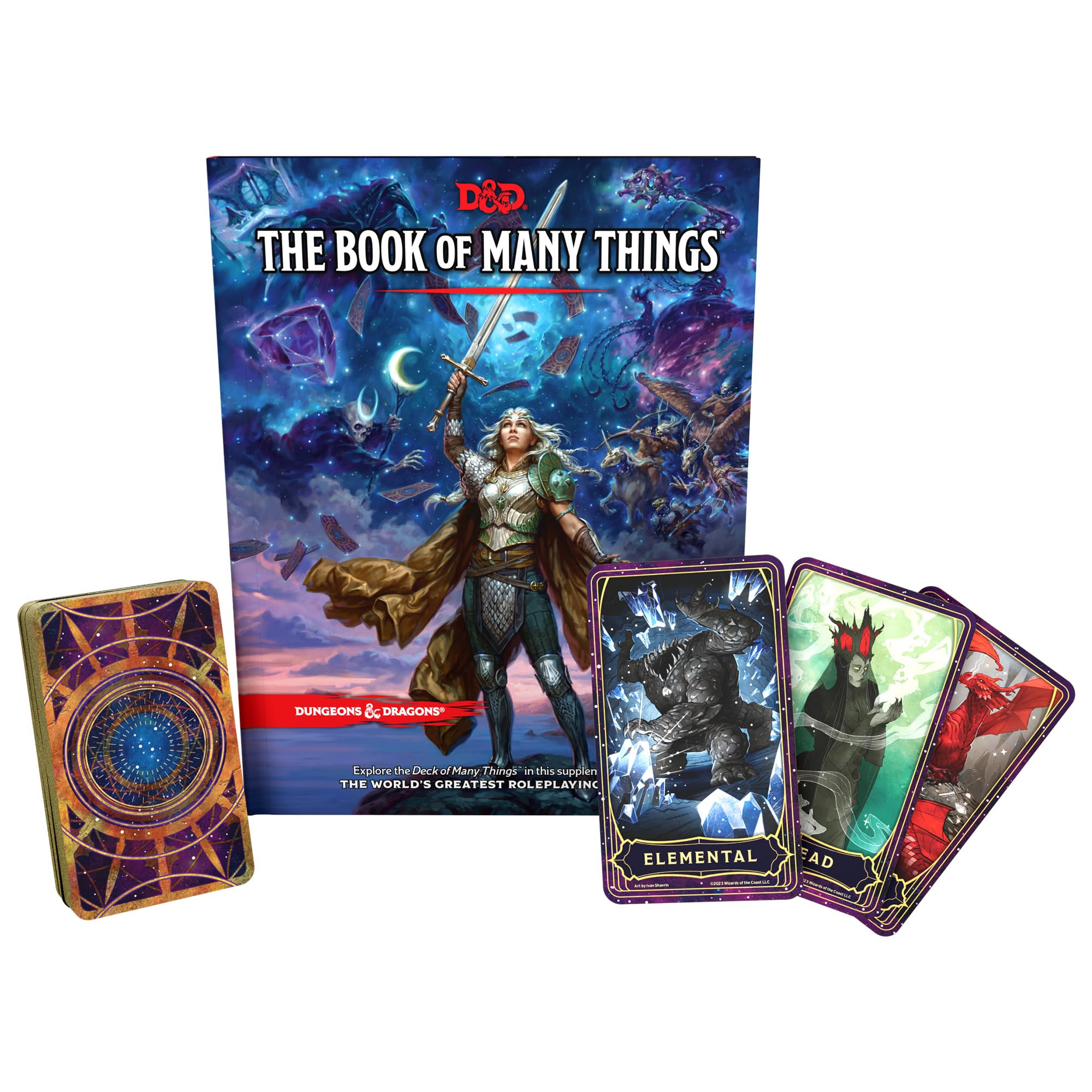 Dungeons & Dragons The Deck of Many Things - Includes Book of Many Things | 66 Cards