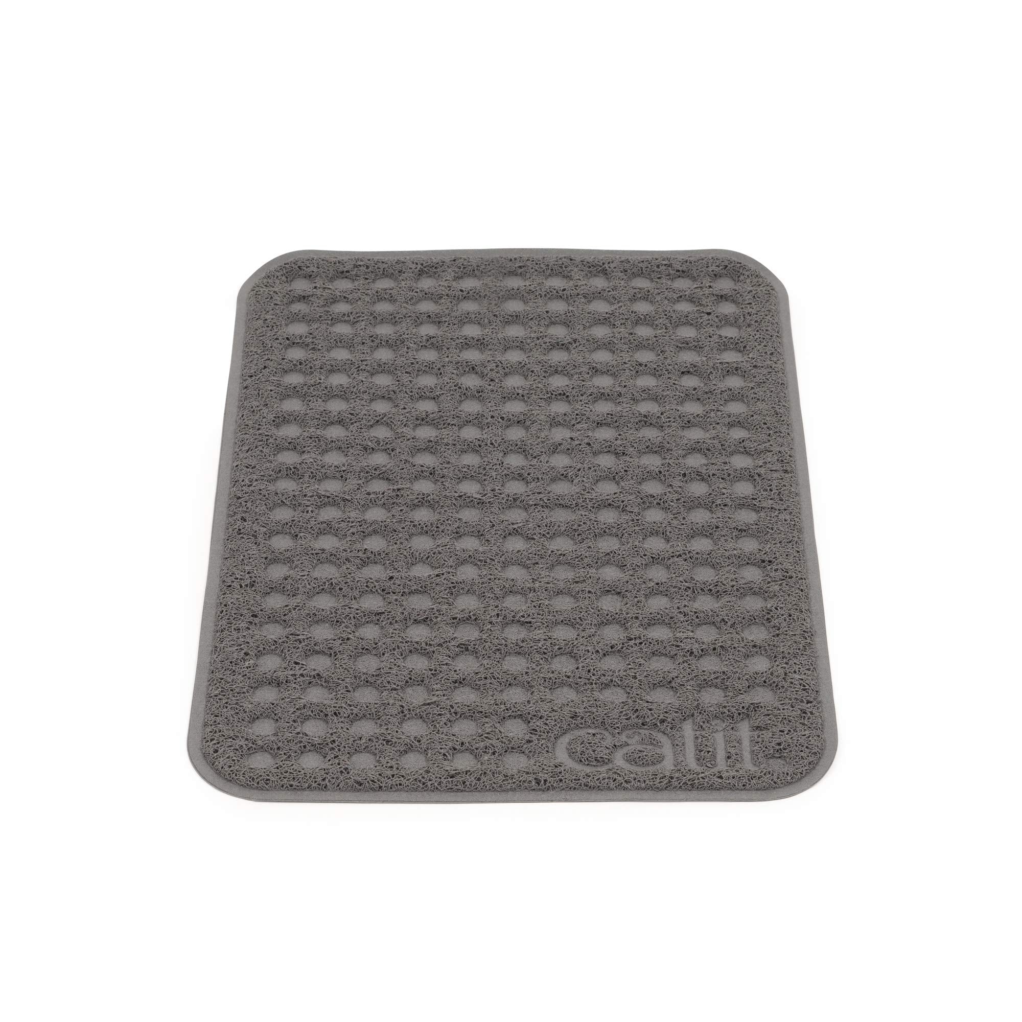 Catit Litter Mat - Soft Grippy Surface for Litter Containment | 40 x 60 cm | Gray