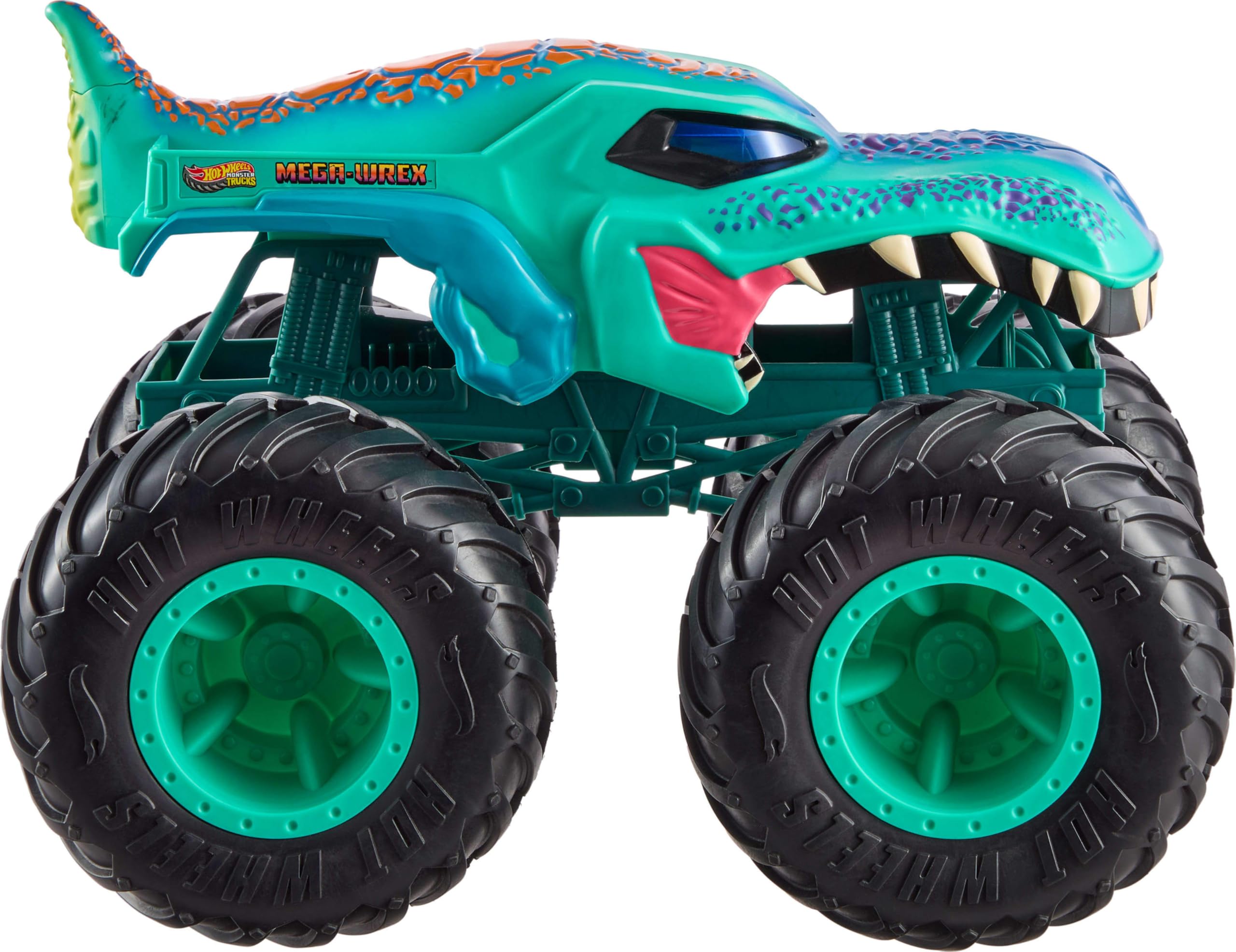 Hot Wheels Monster Trucks Colossal Mega-Wrex Toy Truck | Large Scale Plastic Vehicle | Model JJN47 5