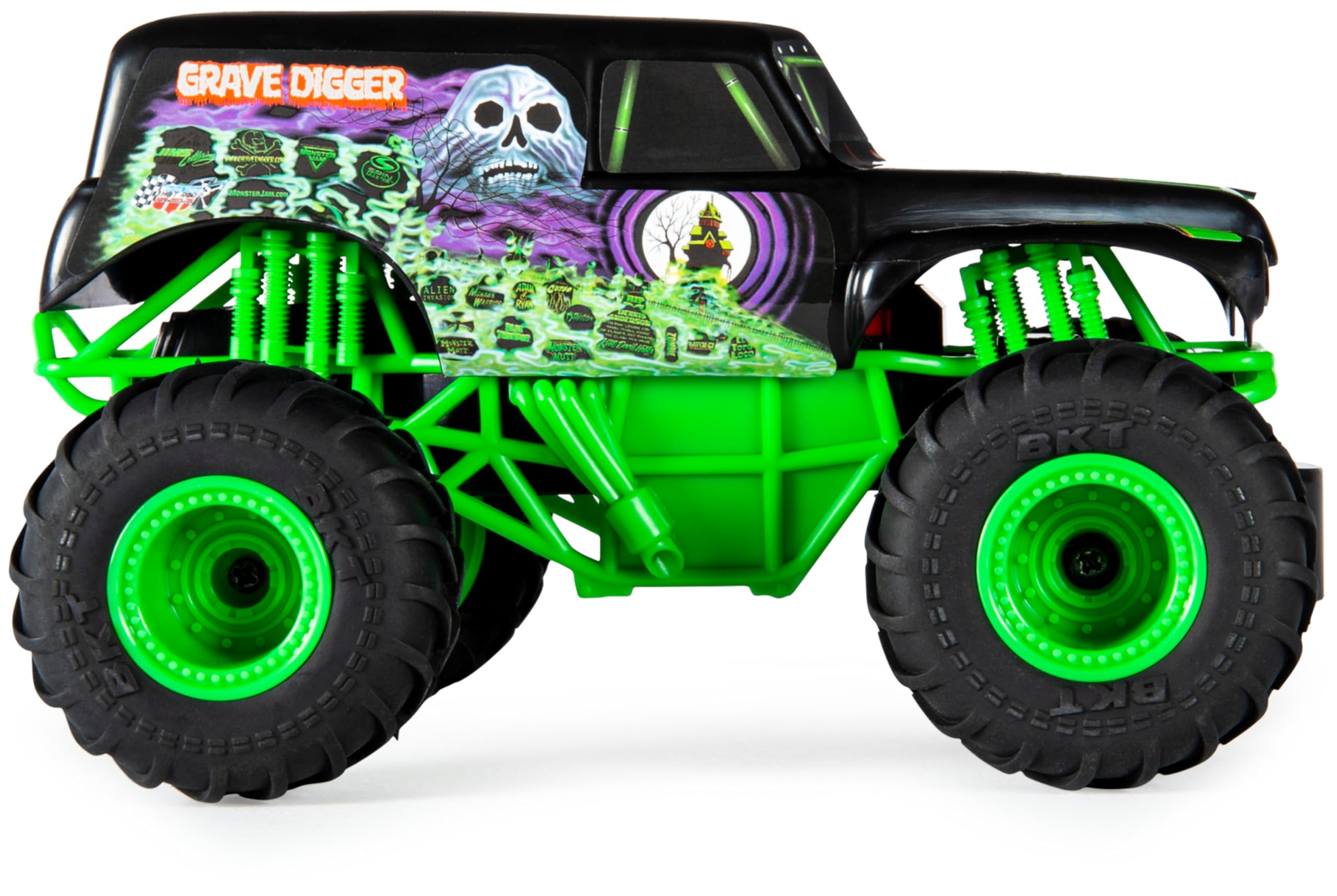 Monster Jam Grave Digger RC Truck - 1:24 Scale, 2.4 GHz Control | Ages 4+ 4
