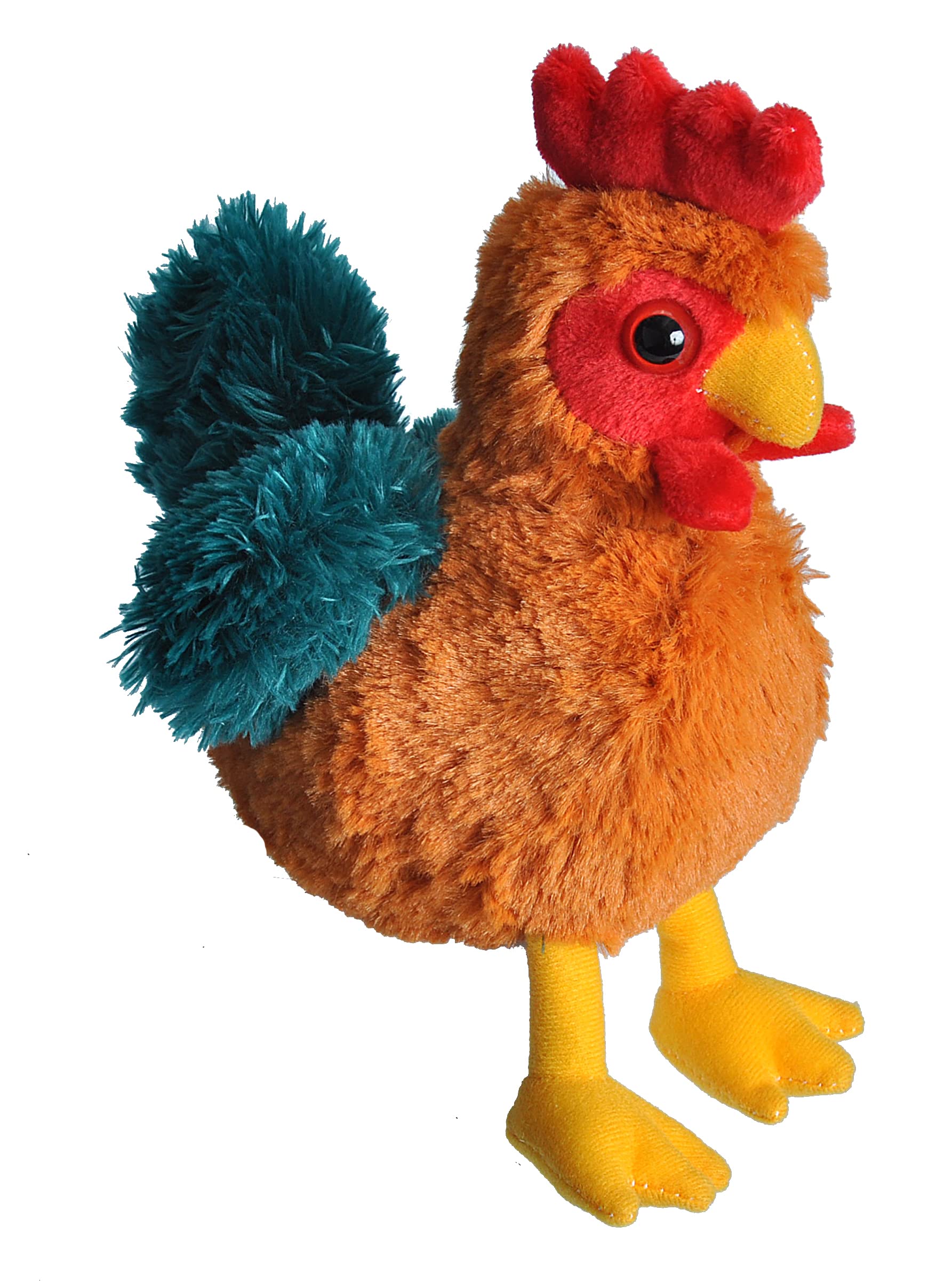 WILD REPUBLIC Rooster Stuffed Animal - Huggable Plush Toy, Surface Washable, 7 Inches 1