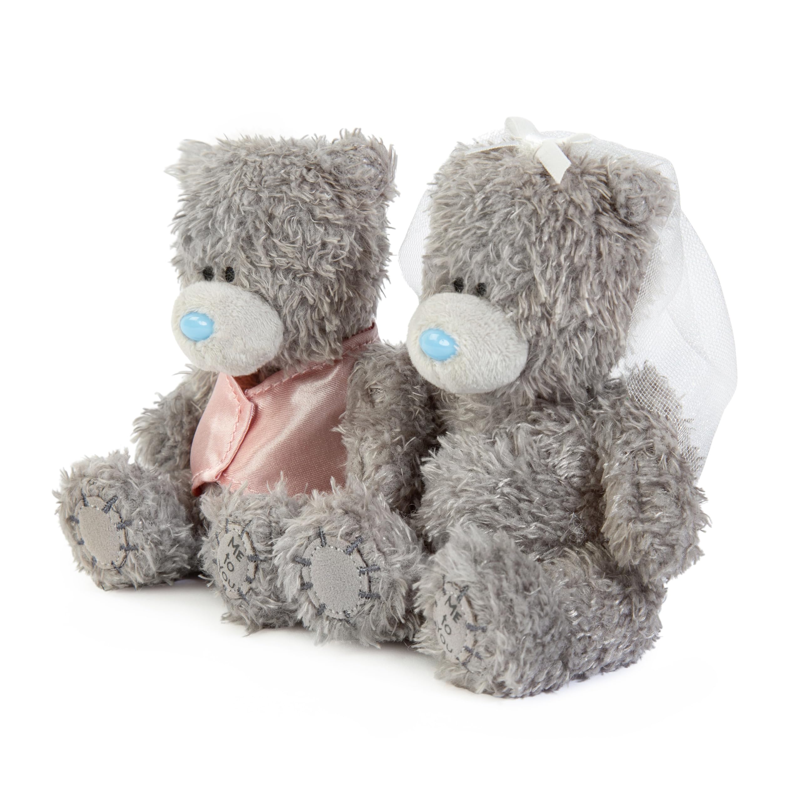 Me To You Tatty Teddy Bride and Groom Soft Dolls - Wedding Gift | 10cm Height | Unisex Adult 2