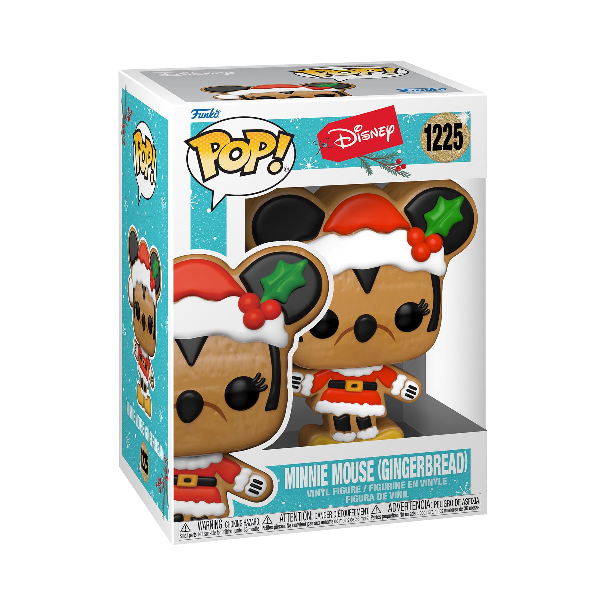 Funko Disney: Holiday Minnie Mouse Gingerbread Chibi Figure - 3.75 Inch Vinyl 1