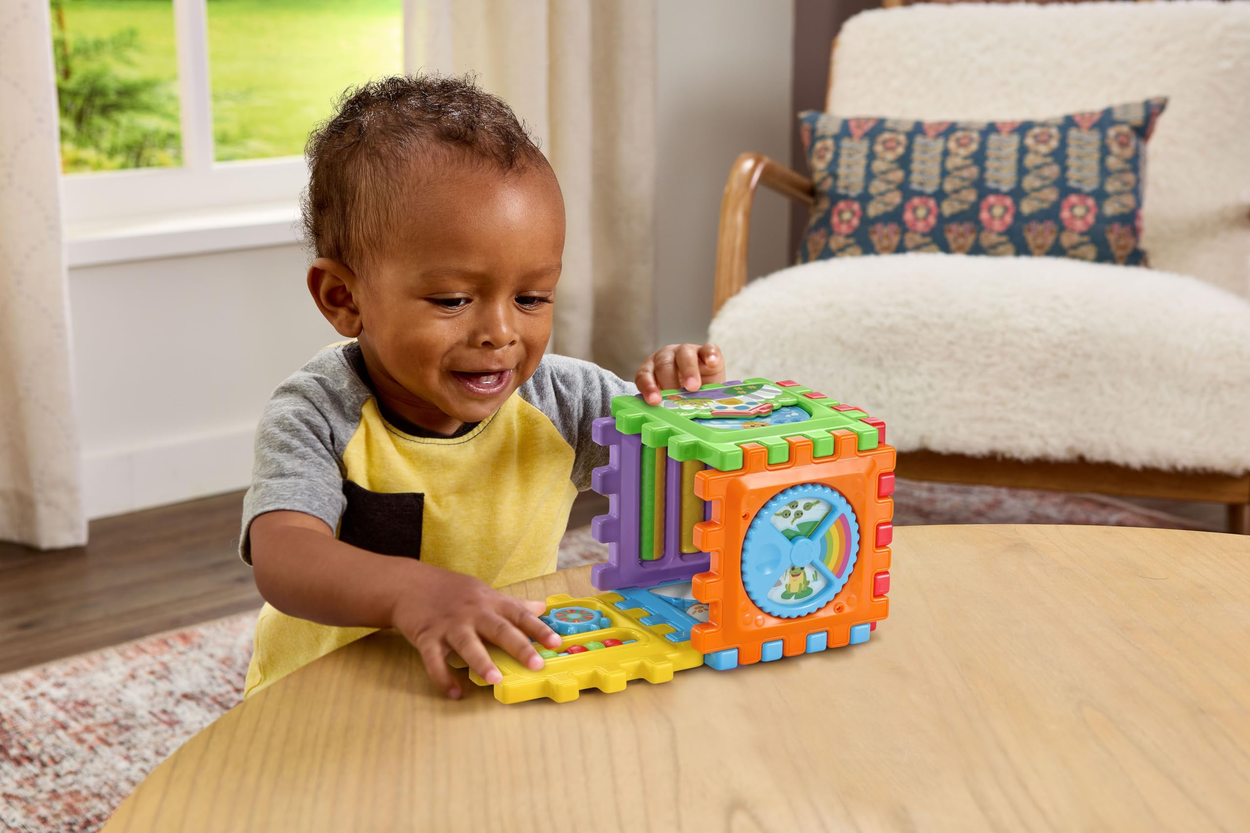 LeapFrog 6-in-1 Snap & Learn Busy Cube - Ages 12 Months+ | Multicolor Plastic 5