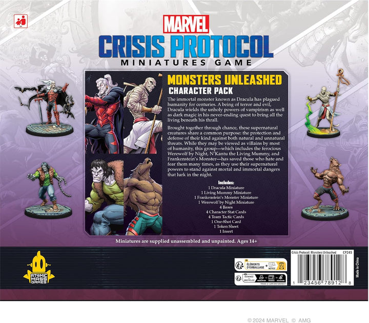 Atomic Mass Games Marvel: Crisis Protocol Tomb of Dracula Character Pack