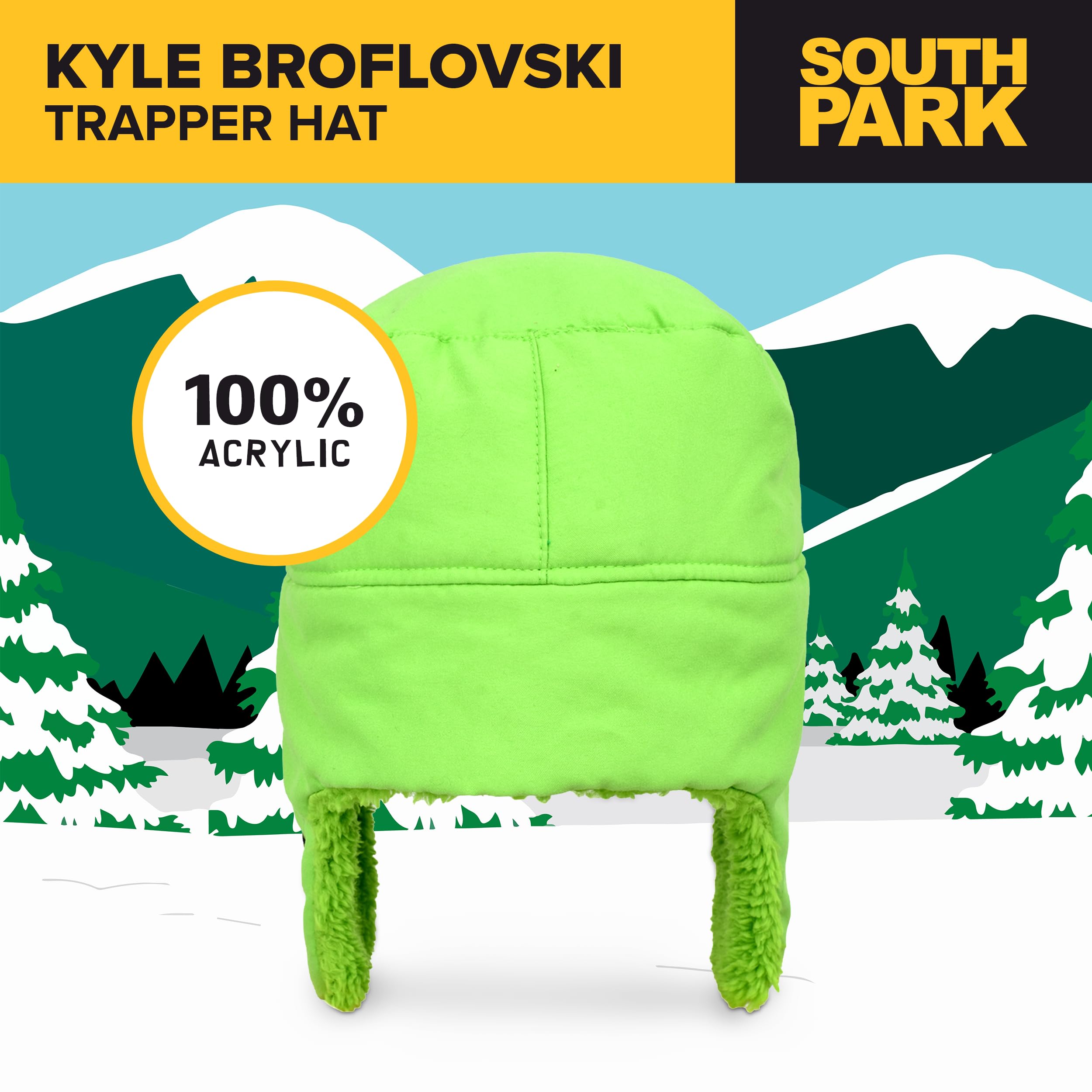 South Park Kyle Broflovski Acrylic Cosplay Trapper Hat for Men 2