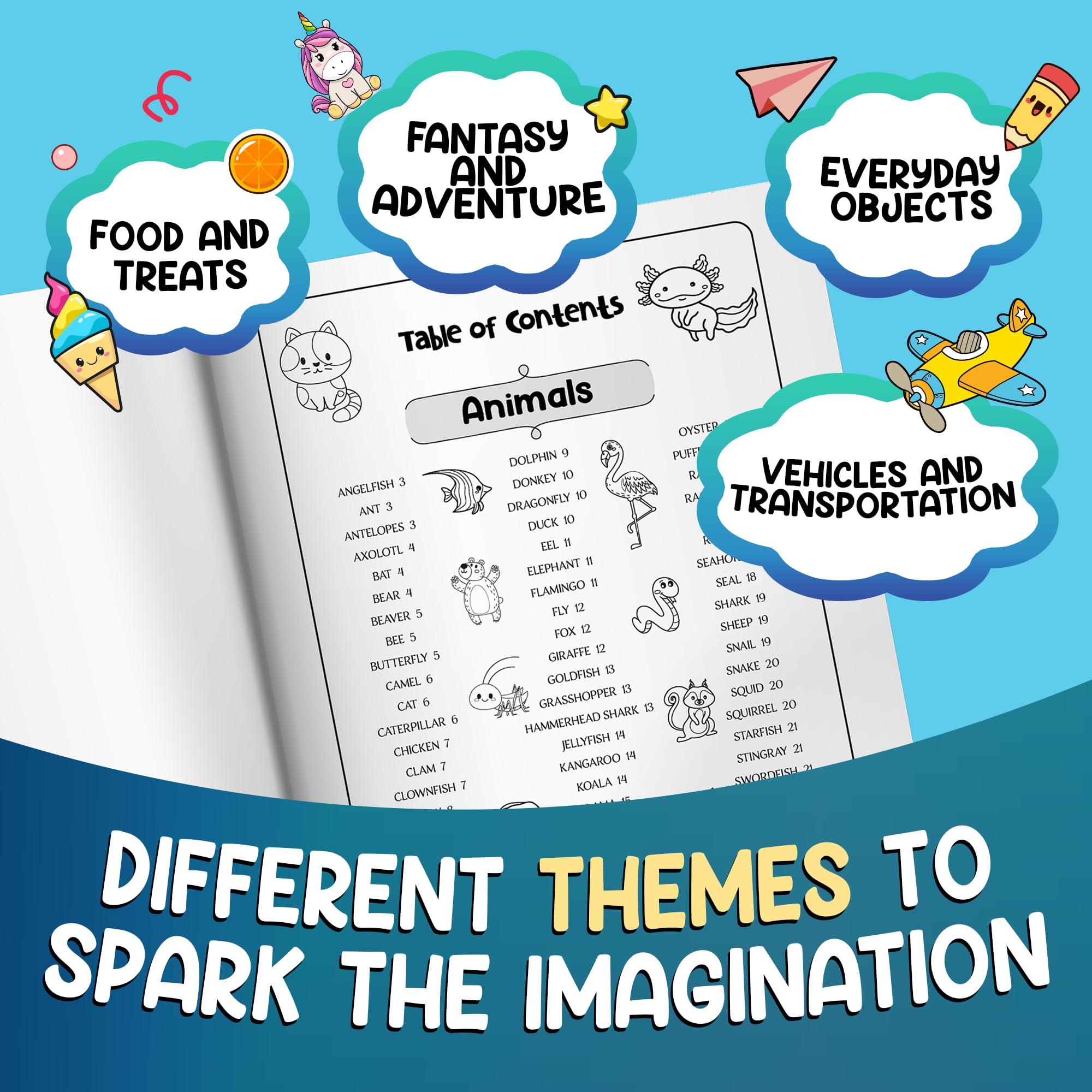 Special Art How to Draw 'Almost' Everything for Kids | 300 Step-By-Step Drawings | Paperback 4