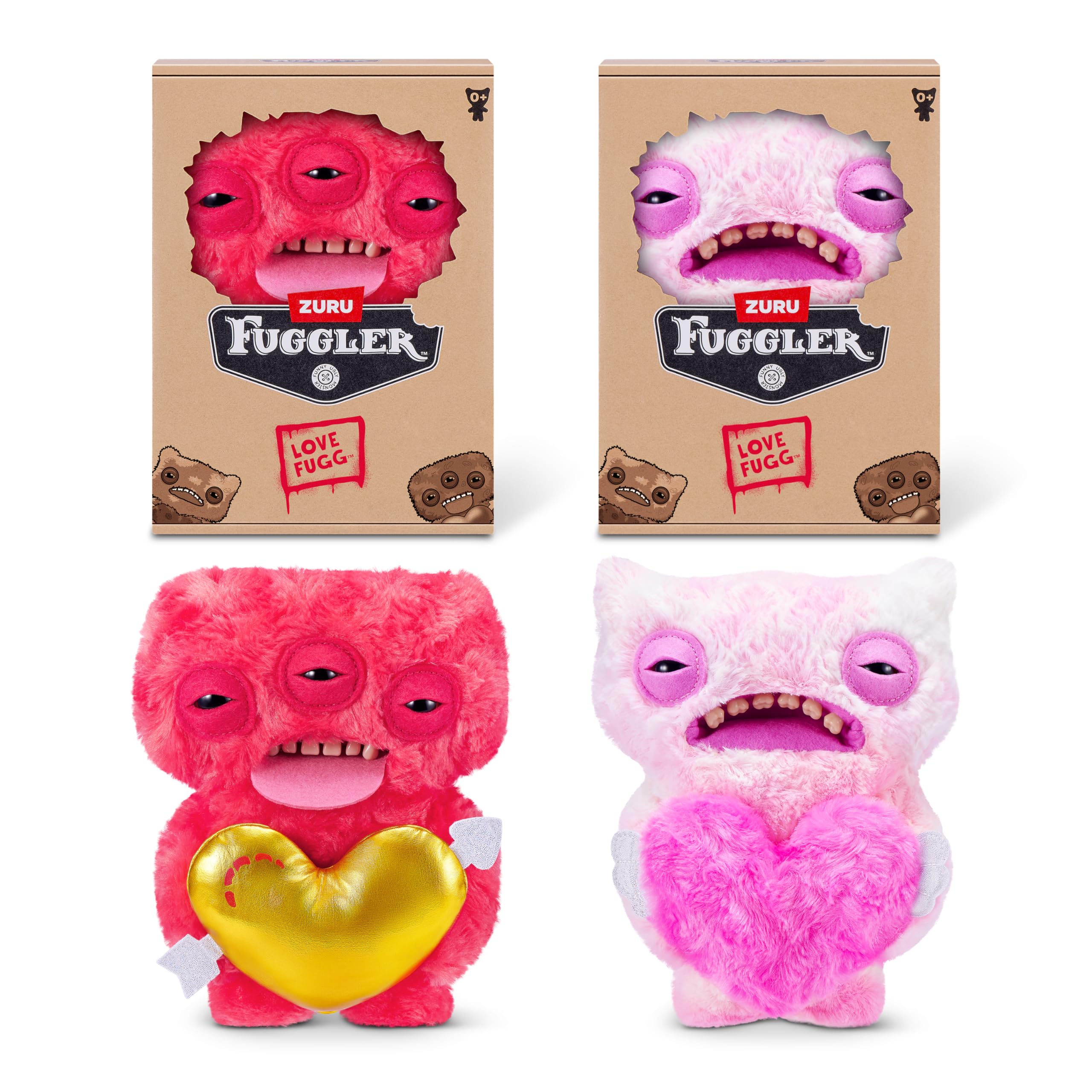 Fuggler Love Fugg 9-Inch Plush (2 Pack) by ZURU 1