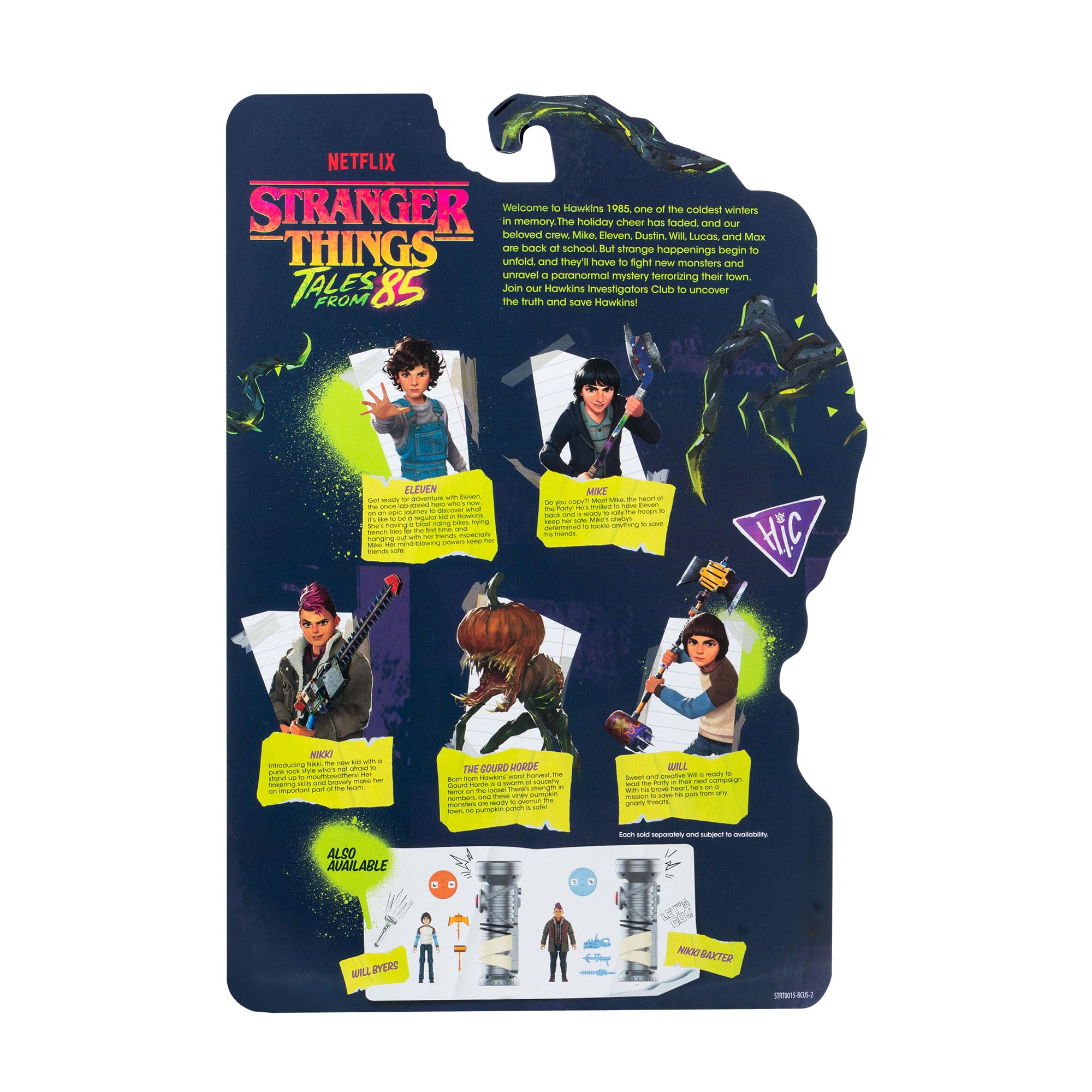 Jazwares Stranger Things: Tales from ‘85 Mike Wheeler Action Figure - 3.75-Inch Scale | 15 Points of Articulation | Includes Hockey Stick Accessory 7