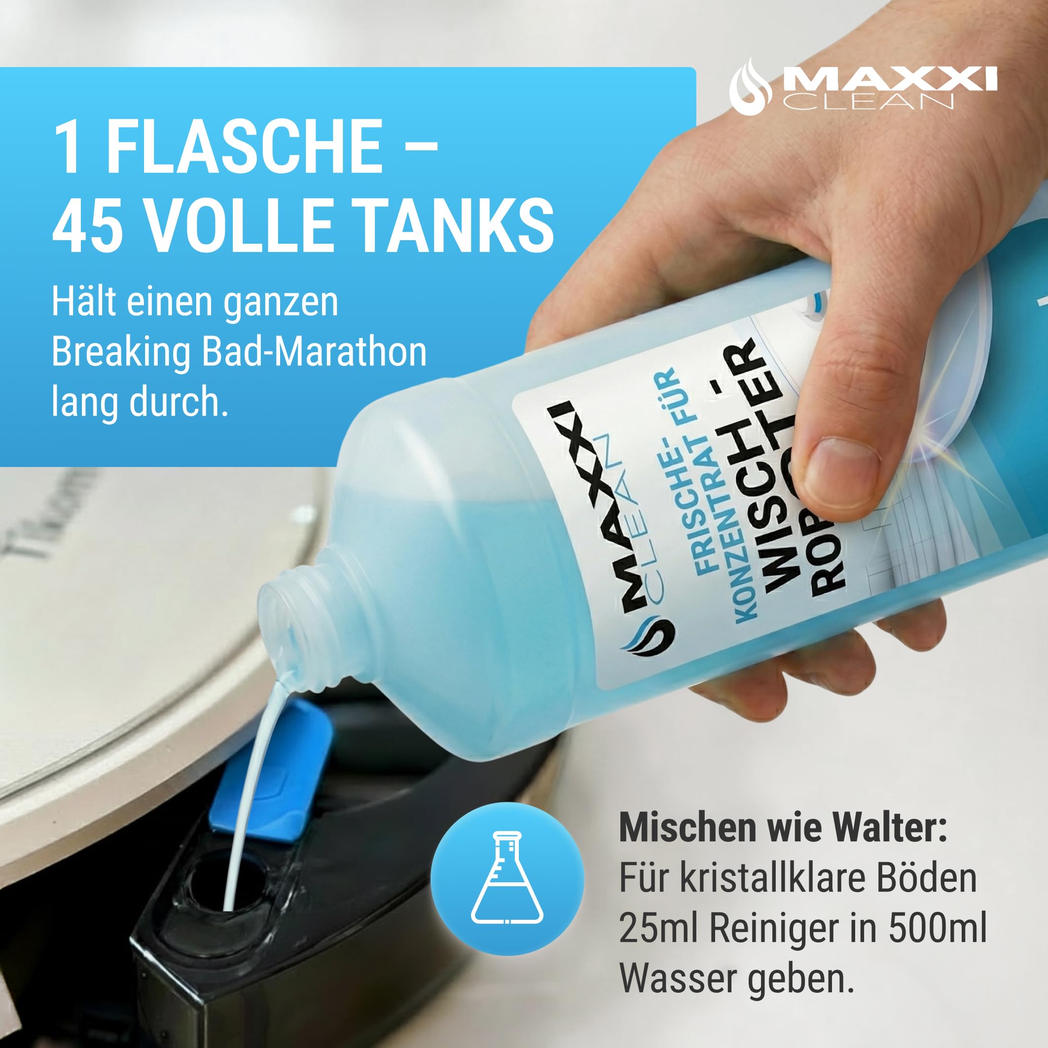 Maxxi Clean Floor Cleaner Concentrate - Streak Free, Fresh Scent | 750 ml 5