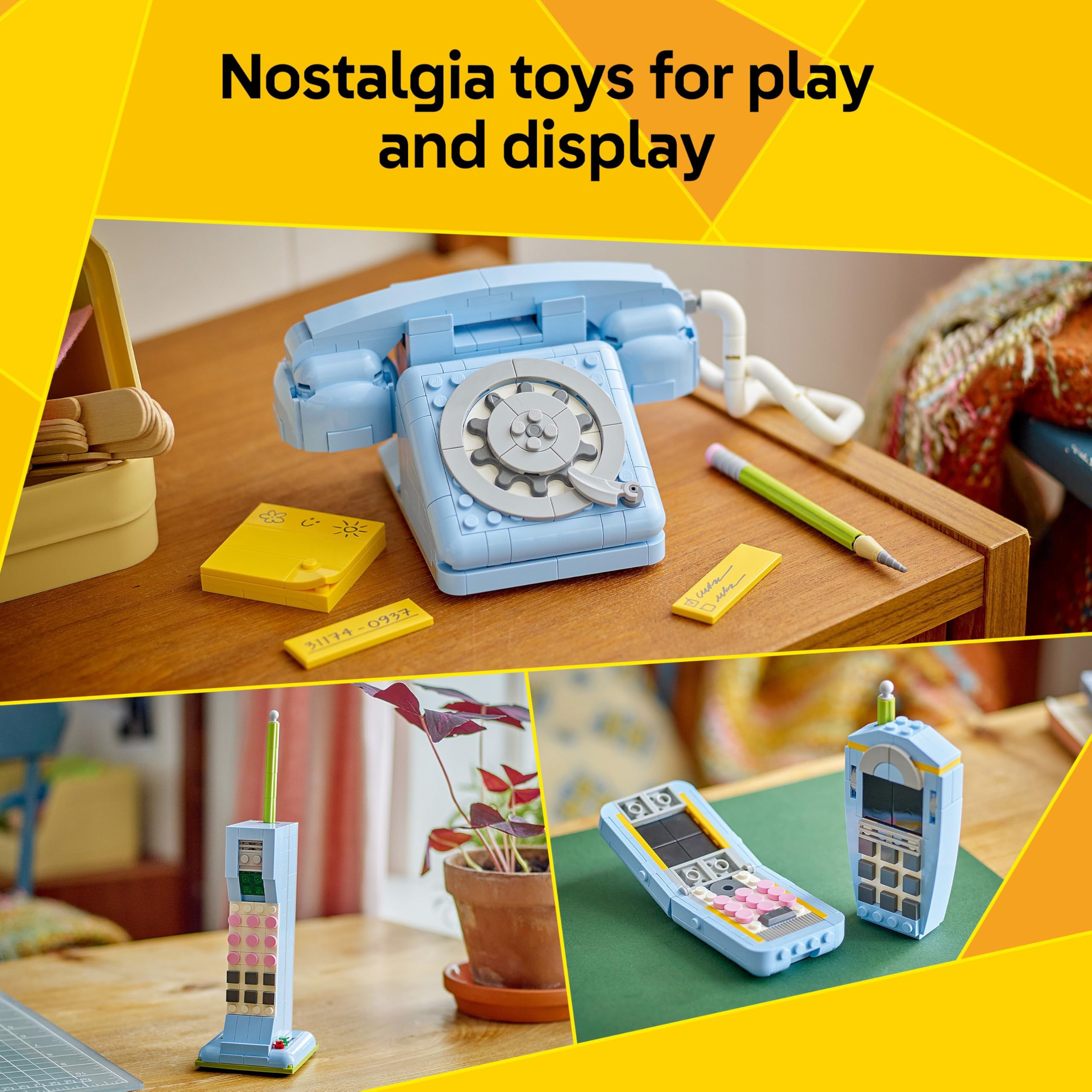 LEGO Creator 3in1 Retro Telephone 31174 Building Set | 3 Models in 1 | Ages 8+ 3
