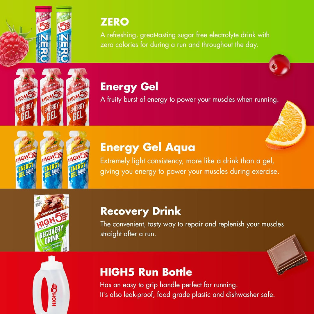 HIGH5 Run Pack - Energy, Hydration & Recovery Bundle for Runners