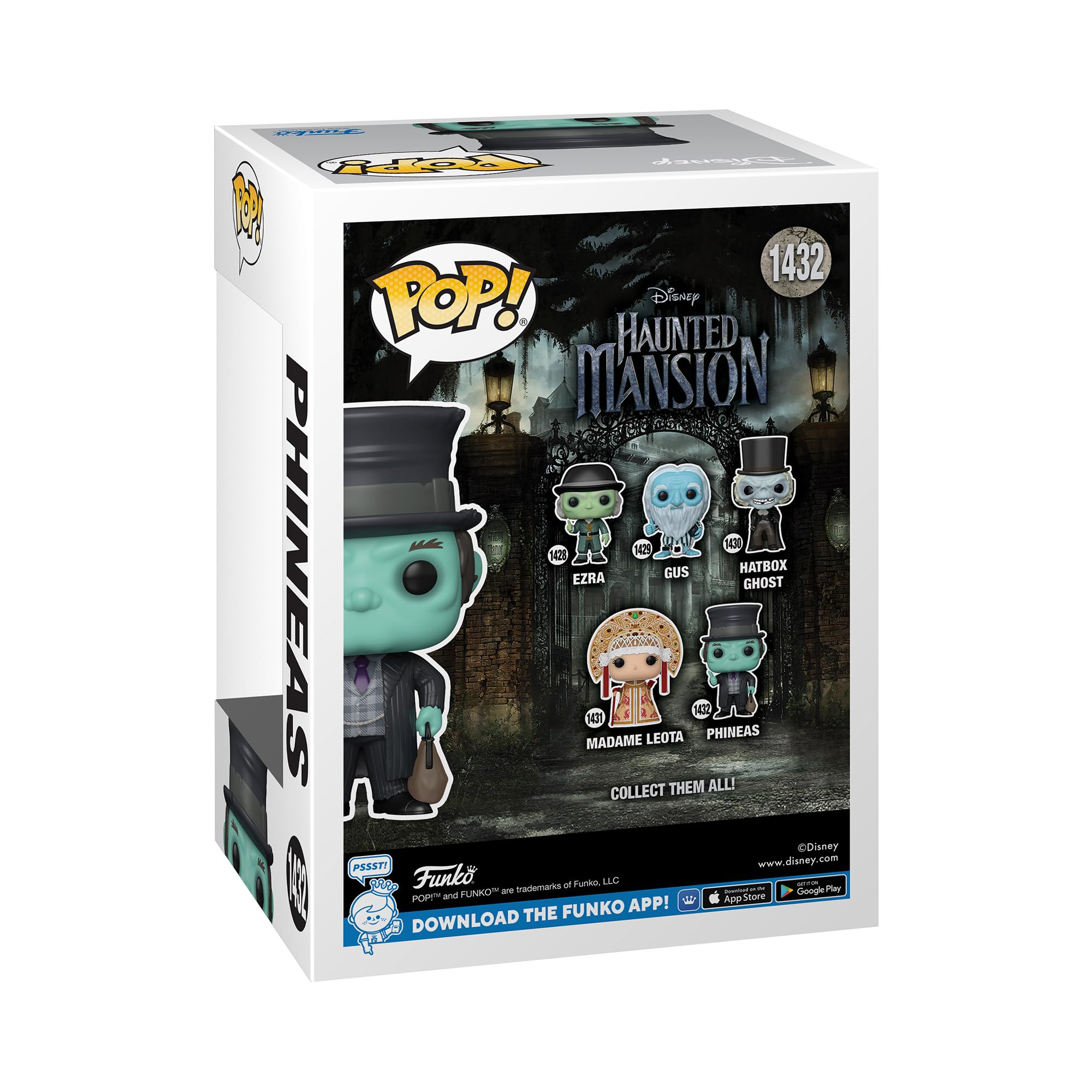 Funko Pop! Disney: The Haunted Mansion - Phineas Vinyl Figure (72369) 11