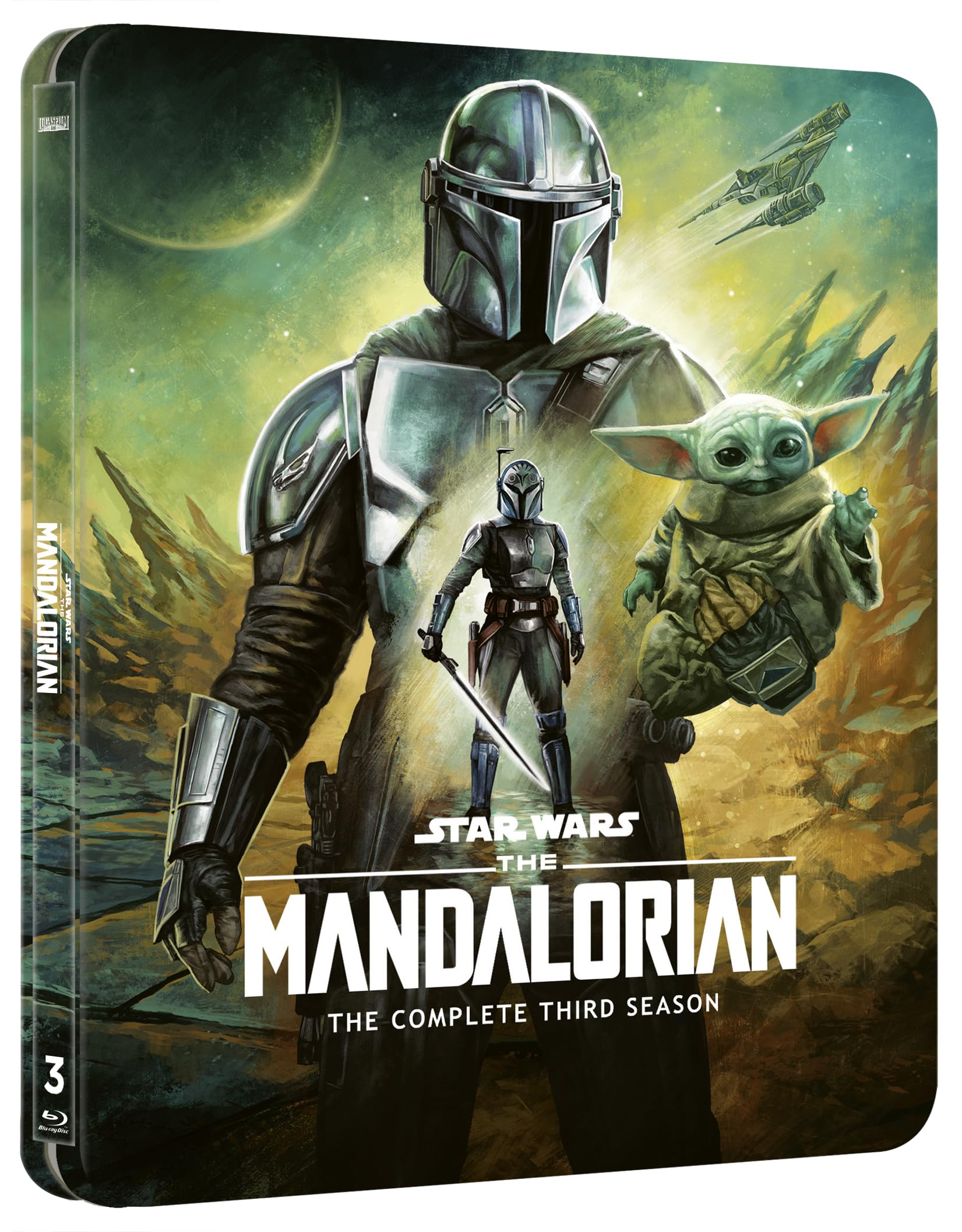 Star Wars Mandalorian Season 3 4K UHD + Blu ray Steelbook (Disney+ Original 3