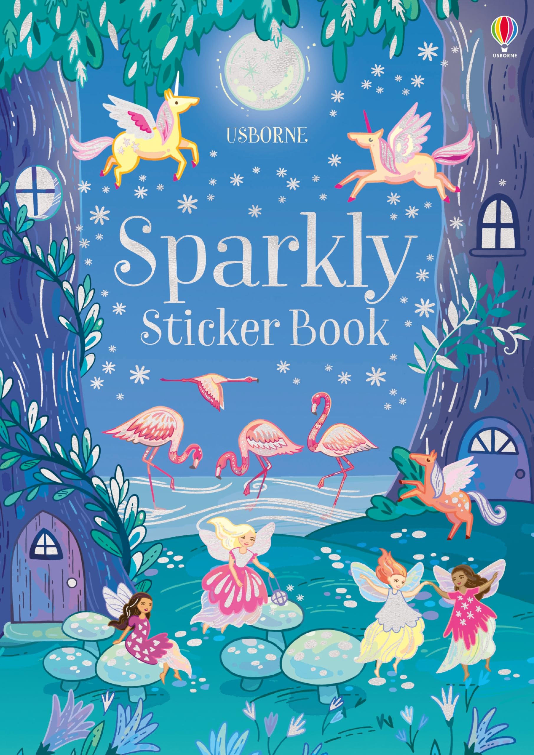 Usborne Sparkly Sticker Book - Over 200 Stickers | Ages 3-5 | Fiona Patchett