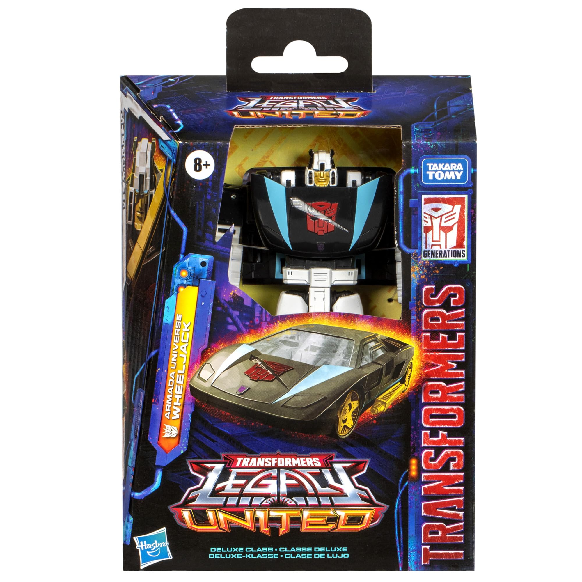 Transformers Legacy Deluxe Class Armada Universe Wheeljack Action Figure | 5.5-inch | 16 Steps