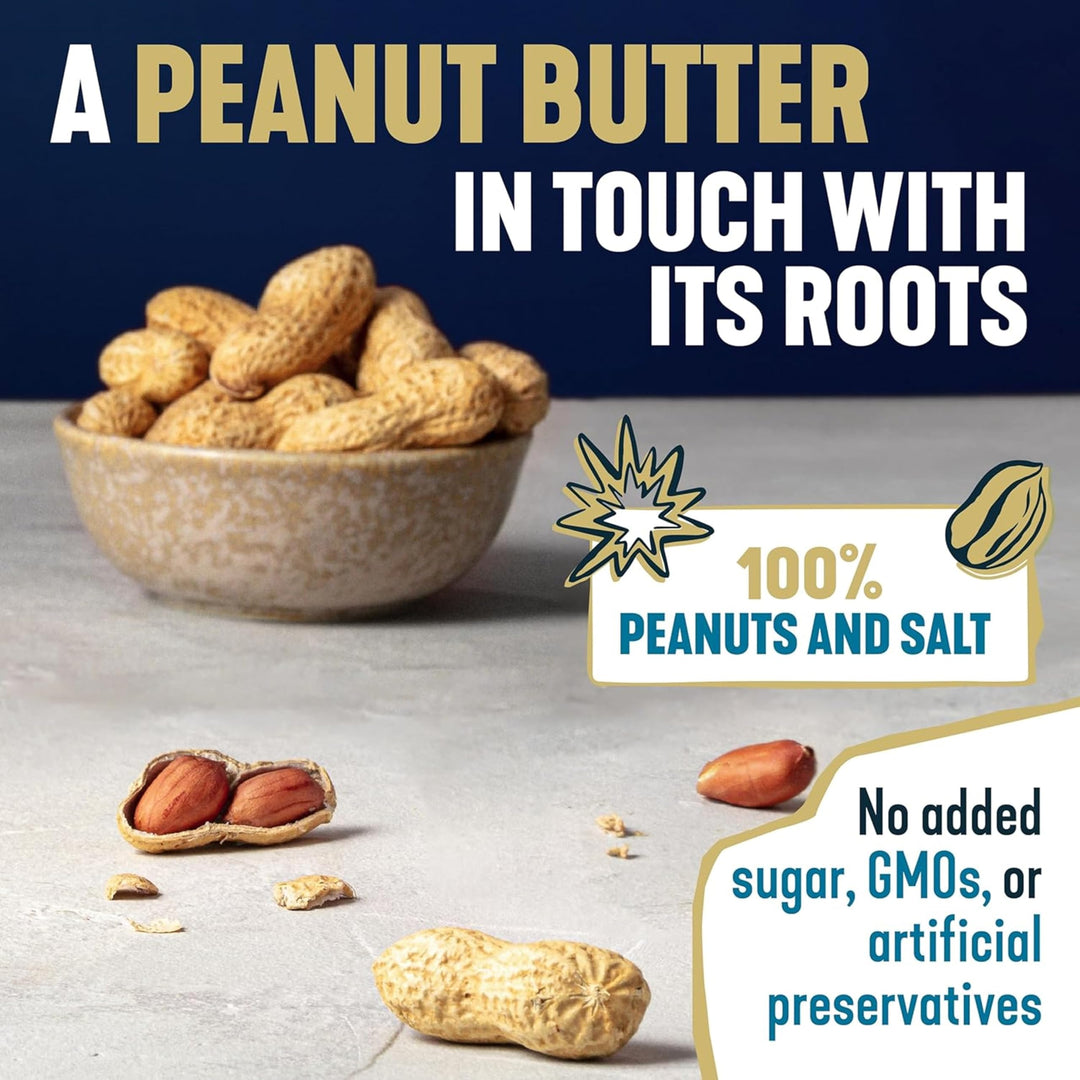 ManiLife Original Roast Crunchy Peanut Butter, 900g - Single Origin Argentine Peanuts, No Added Sugar, Vegan