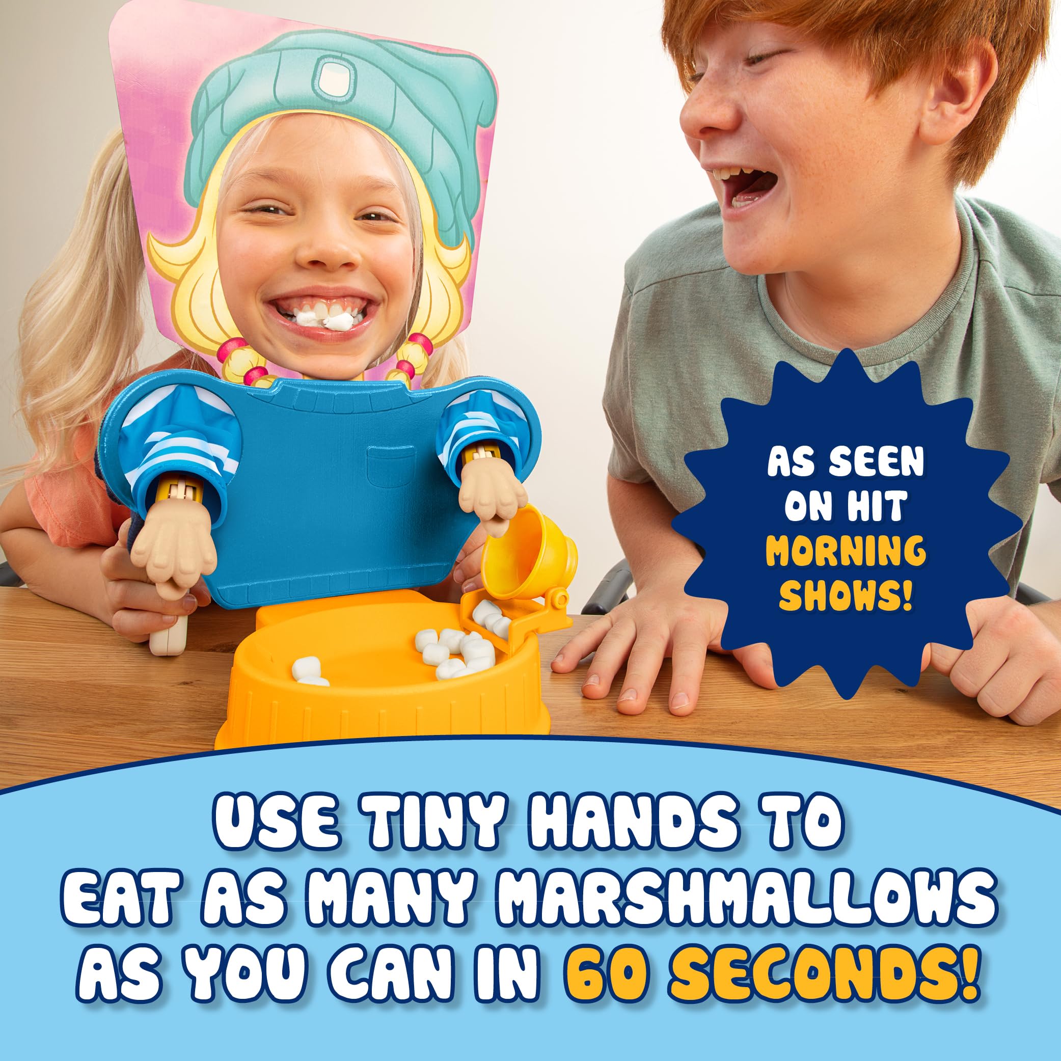 Goliath Marshmallow Madness - Hilarious Tiny Hands Party Game for Ages 8+ | 2+ Players