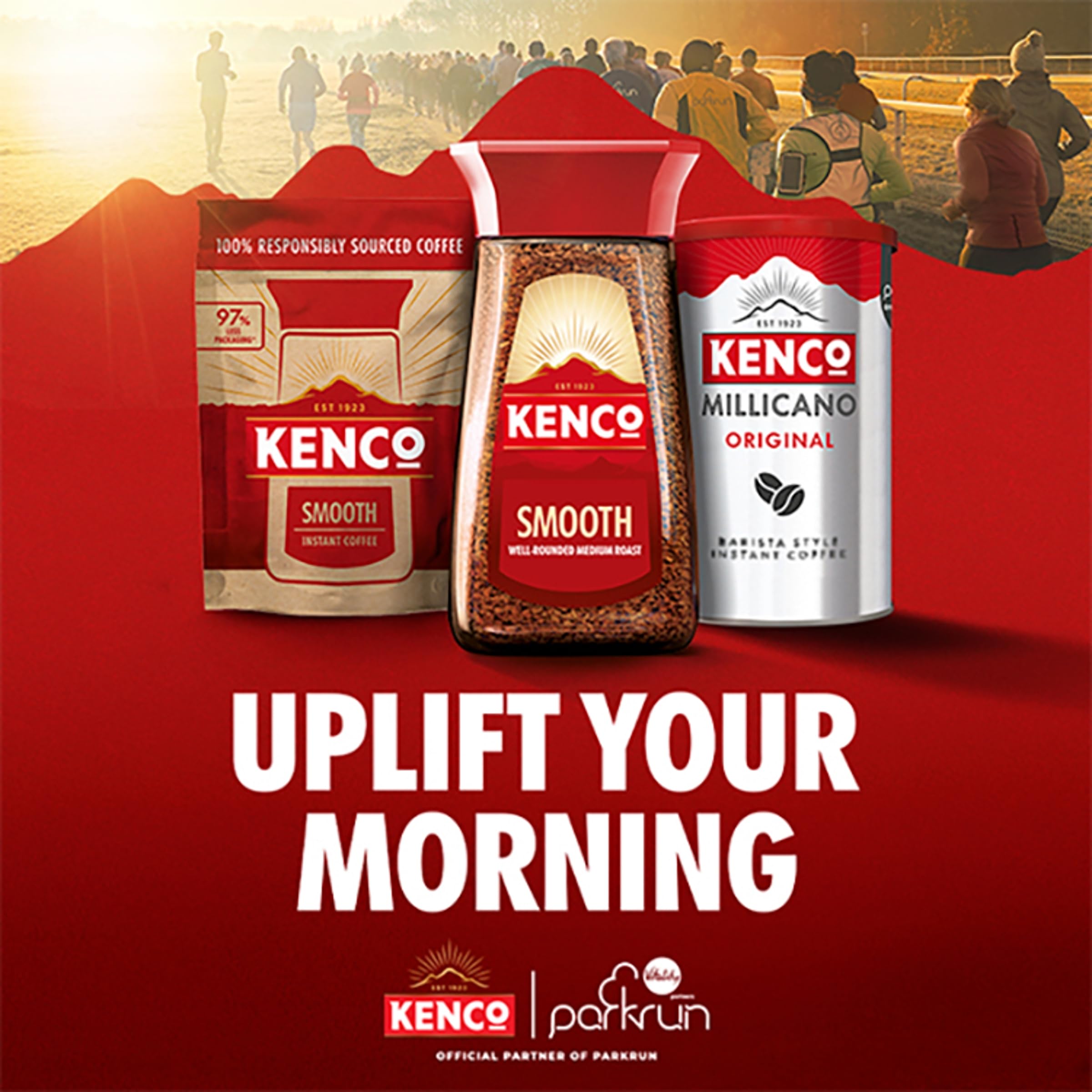 Kenco 2 in 1 Smooth White Instant Coffee Sachets (Pack of 12, 96 Sachets Total)