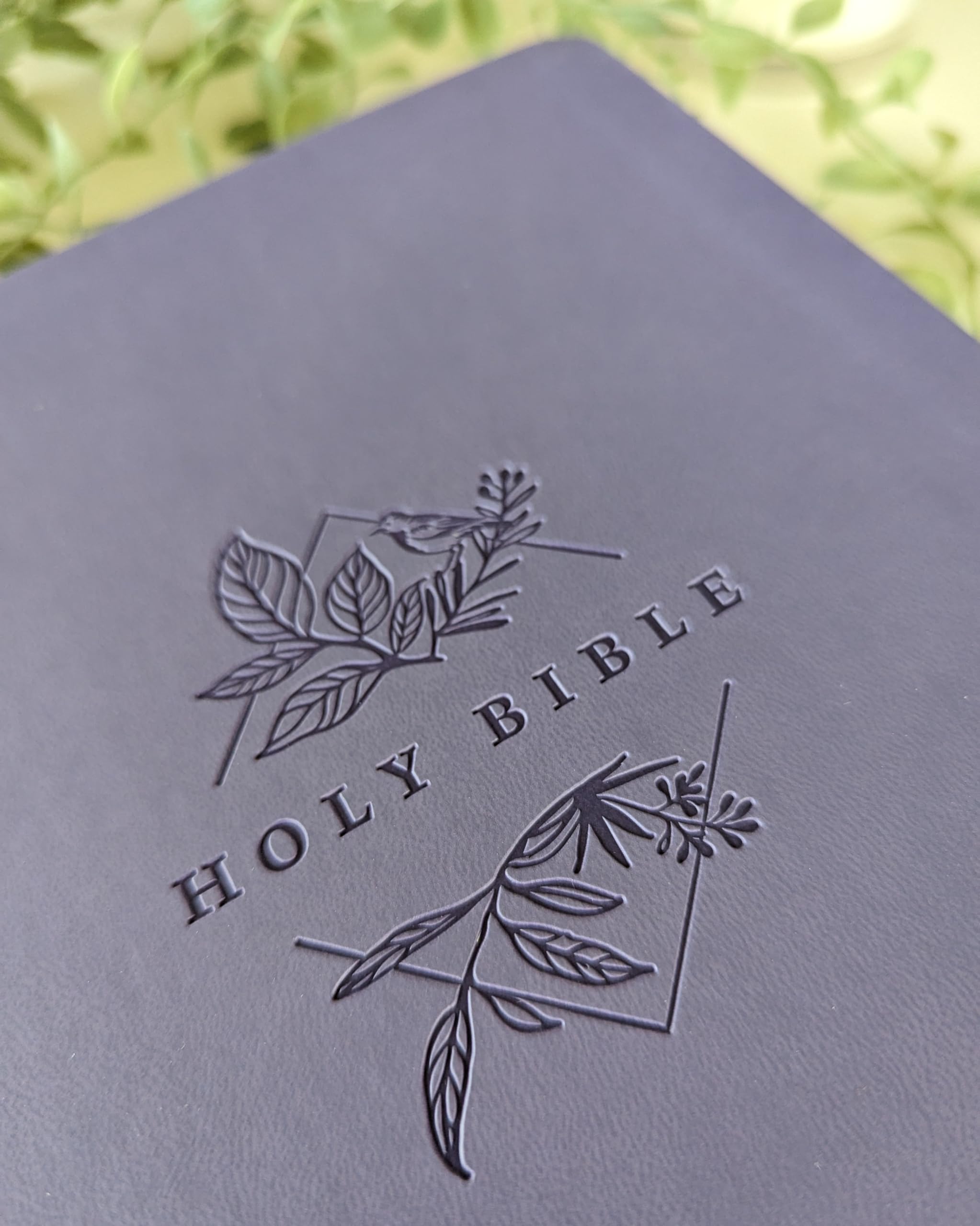 Tyndale NLT Large Print Premium Value Thinline Bible - New Living Translation | Imitation Leather | Purple 8