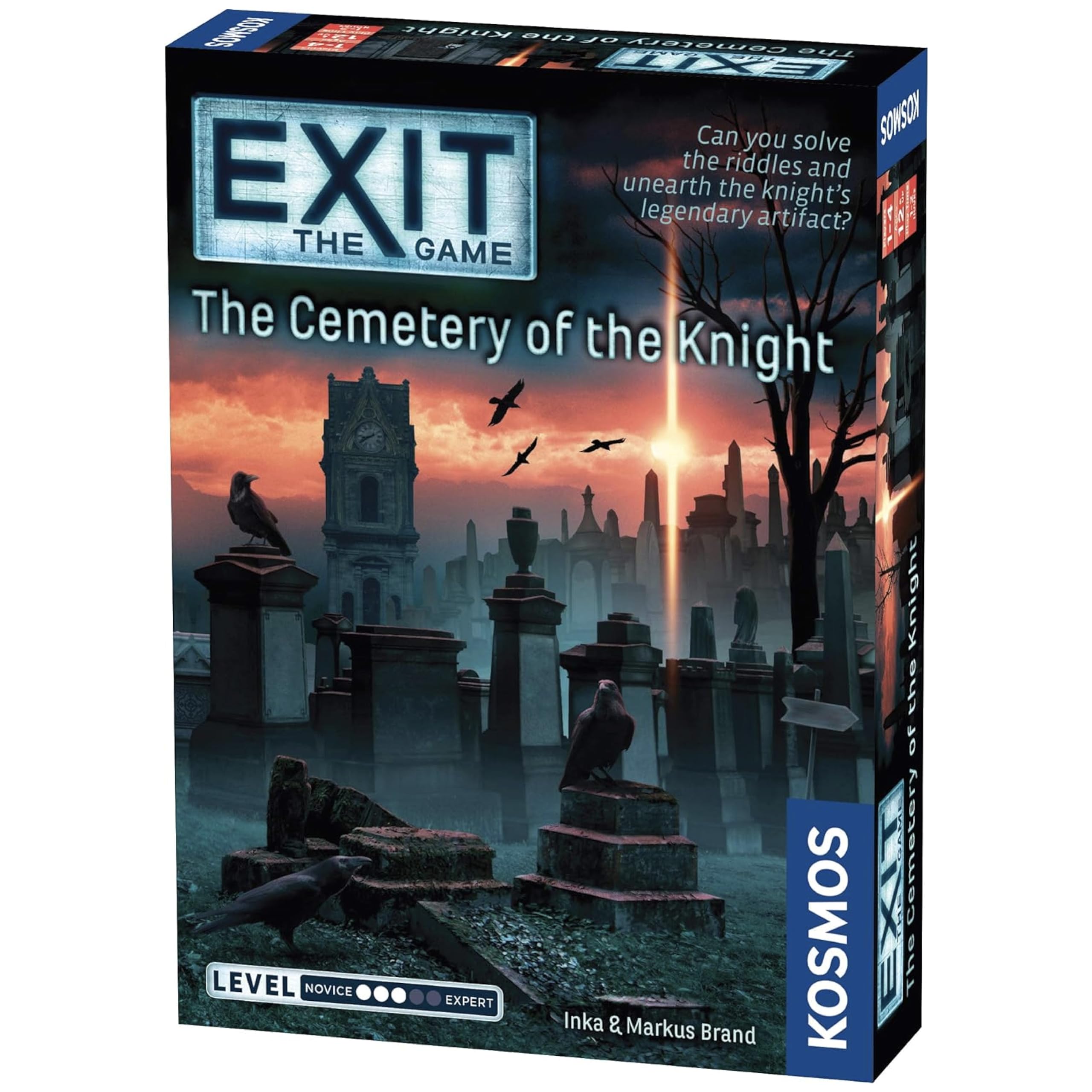 Thames & Kosmos EXIT: The Cemetery Of The Knight Escape Room Game | 1-4 Players | Ages 12+ | 120 Minutes 1