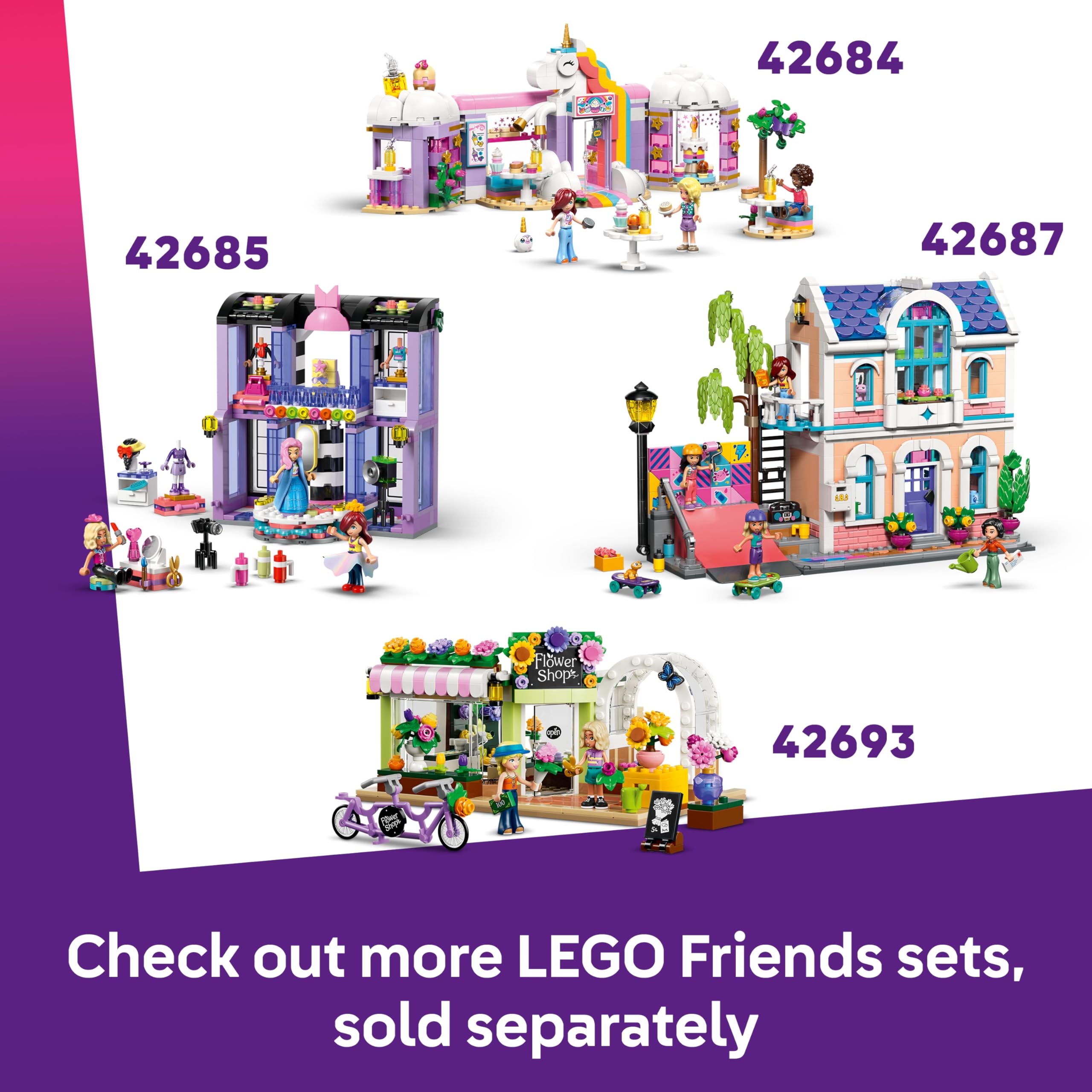 LEGO Friends Creative Dollhouse Suitcase Building Set | Portable Travel Toy | Ages 6+ 8