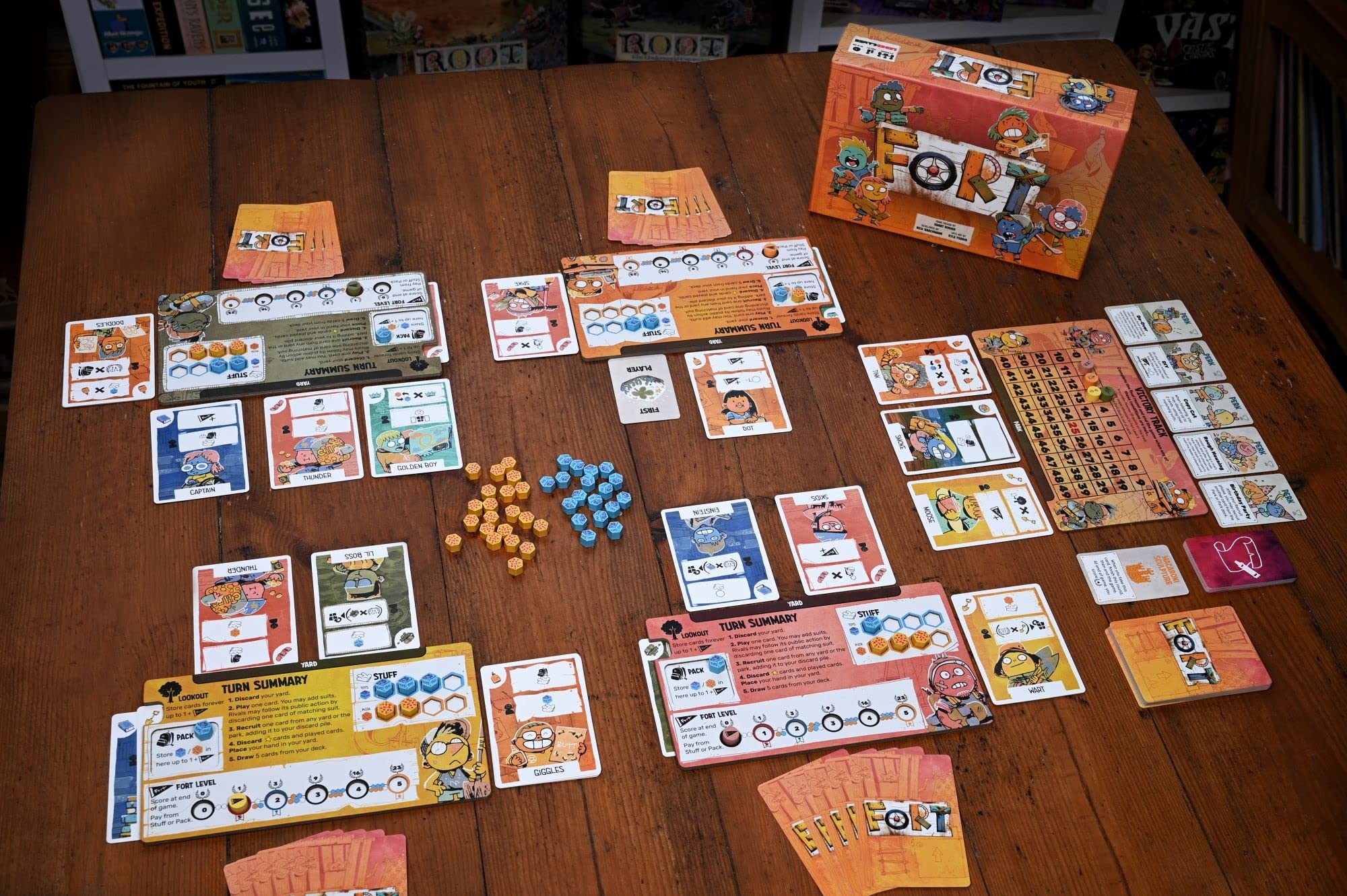 Leder Games Fort Board Game | Ages 10+ | 2-4 Players | 20-40 Min Playtime