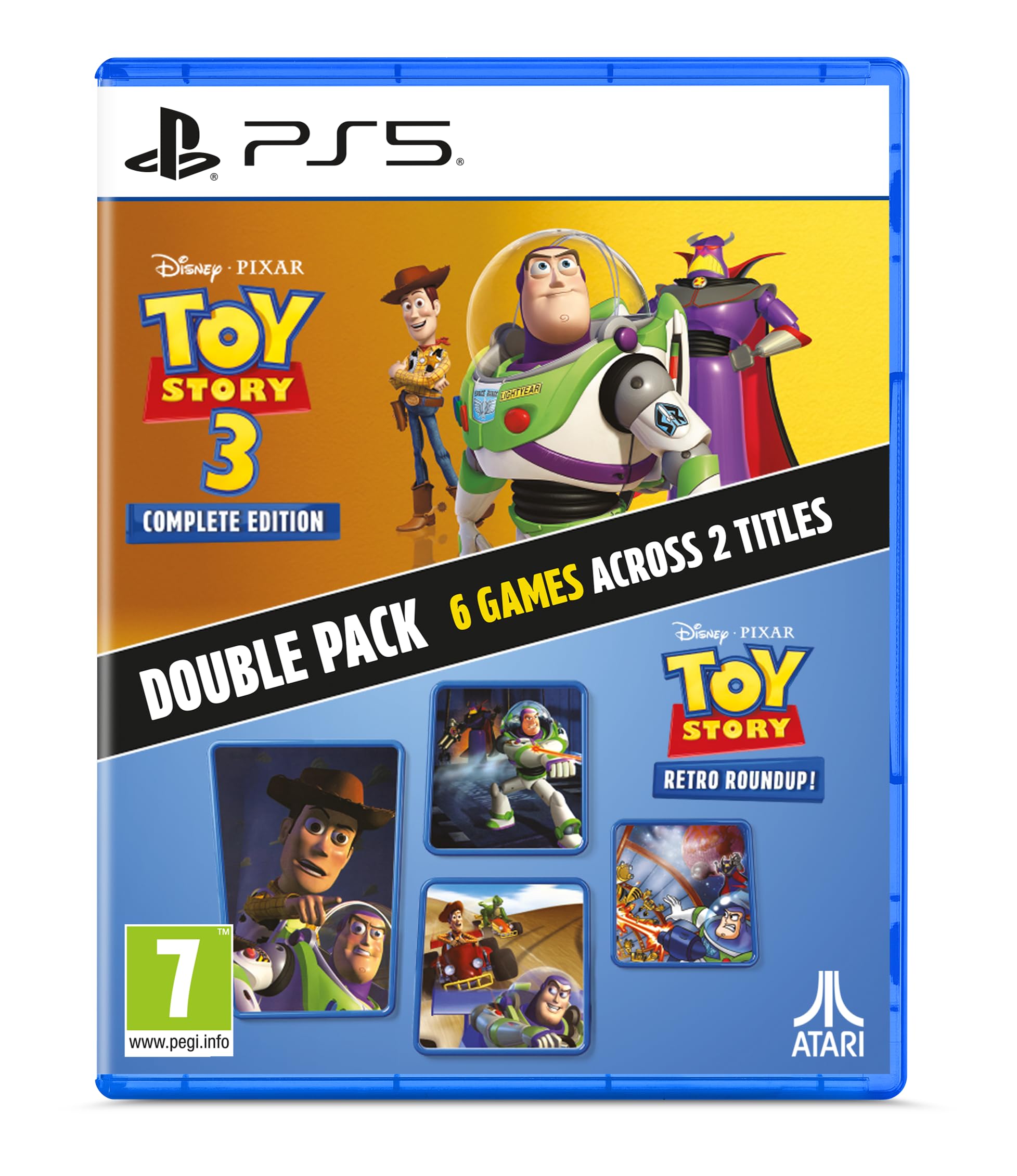 Toy Story: Retro Roundup! + Toy Story 3 Complete Edition Double Pack [PS5]