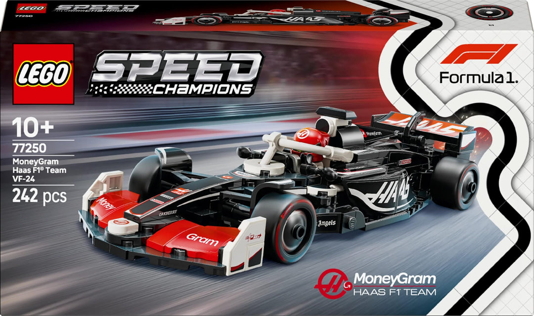 LEGO Speed Champions MoneyGram Haas F1 Team VF-24 Race Car Toy with Driver Minifigure - Building Set for 10+