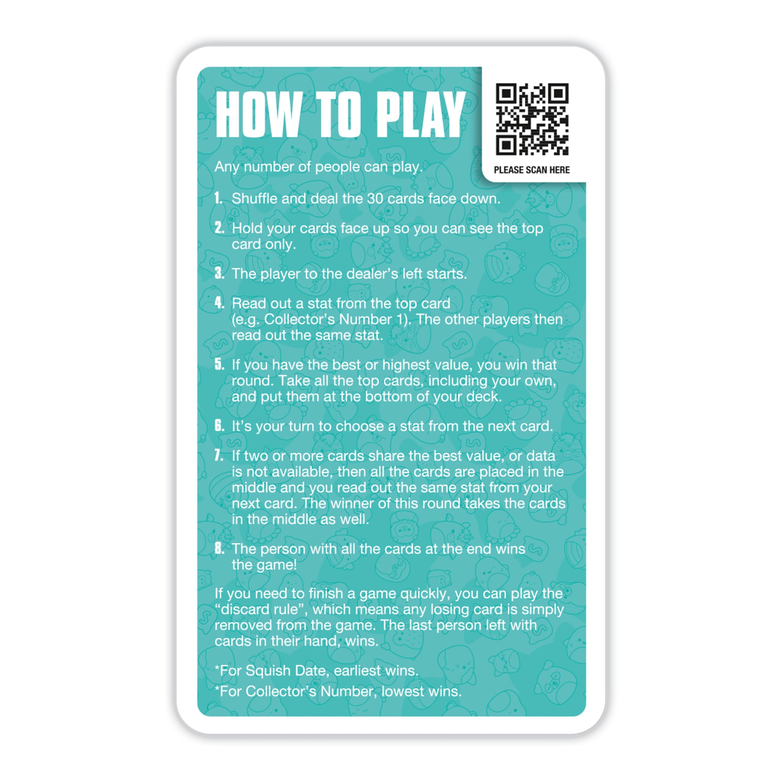 Top Trumps Squishmallows Specials Card Game - 30 Characters | Ages 6+ | Portable Travel Game 6