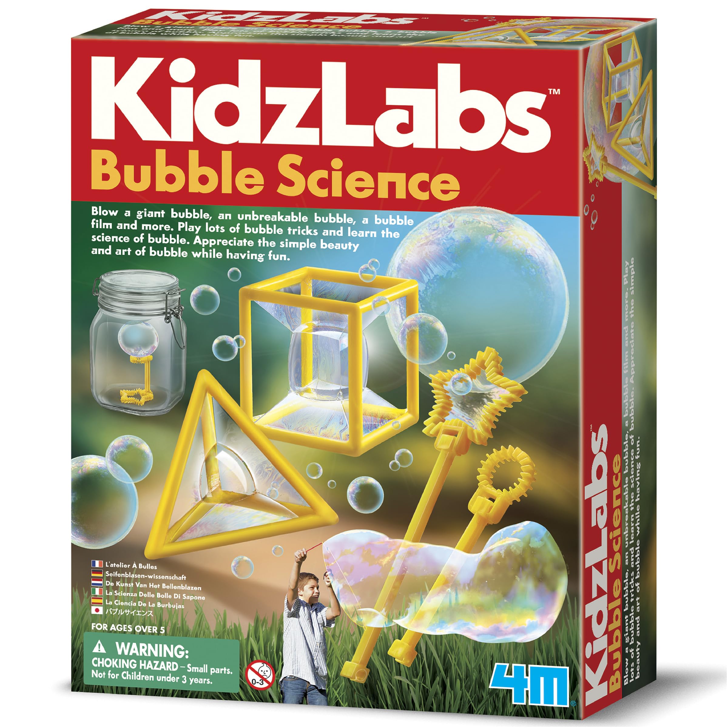 4M Kidz Labs Bubble Science Kit - For Ages 8 and Up