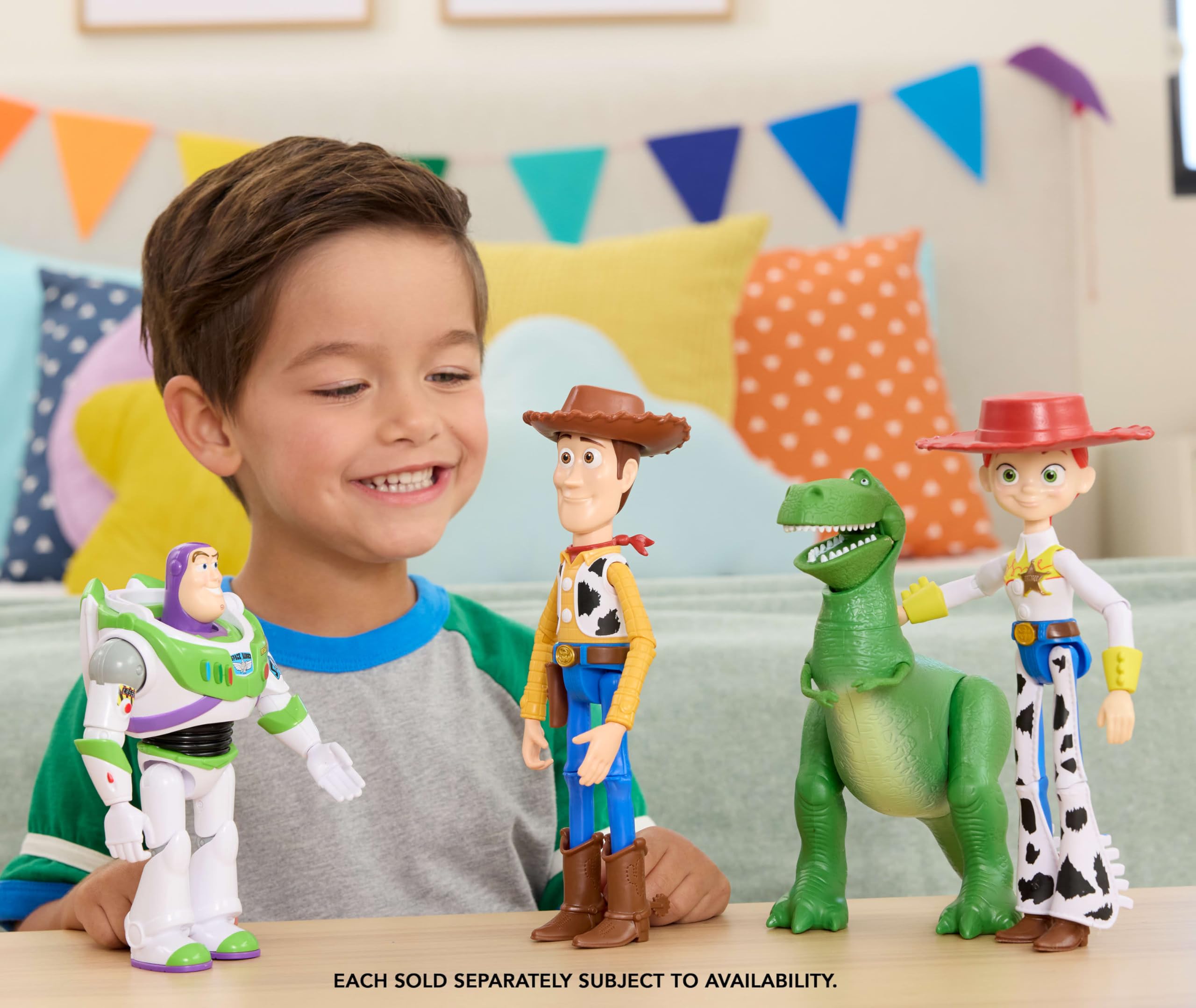 Mattel Disney and Pixar Toy Story 5 Rex Action Figure - 7.25 Inches Tall, 8 Posable Joints