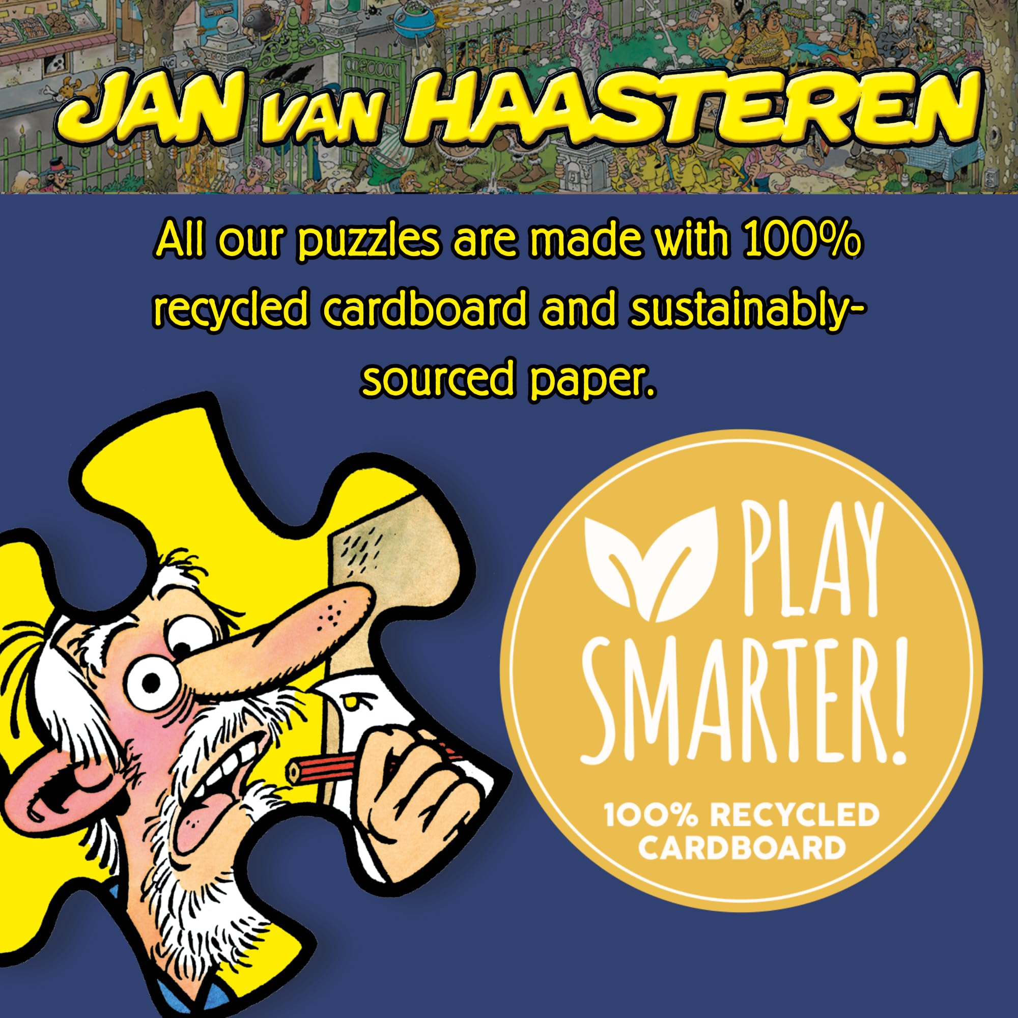 Jan Van Haasteren BBQ Party! - 1000 Piece Adults Puzzle - Large 1000 Pc Jig 2