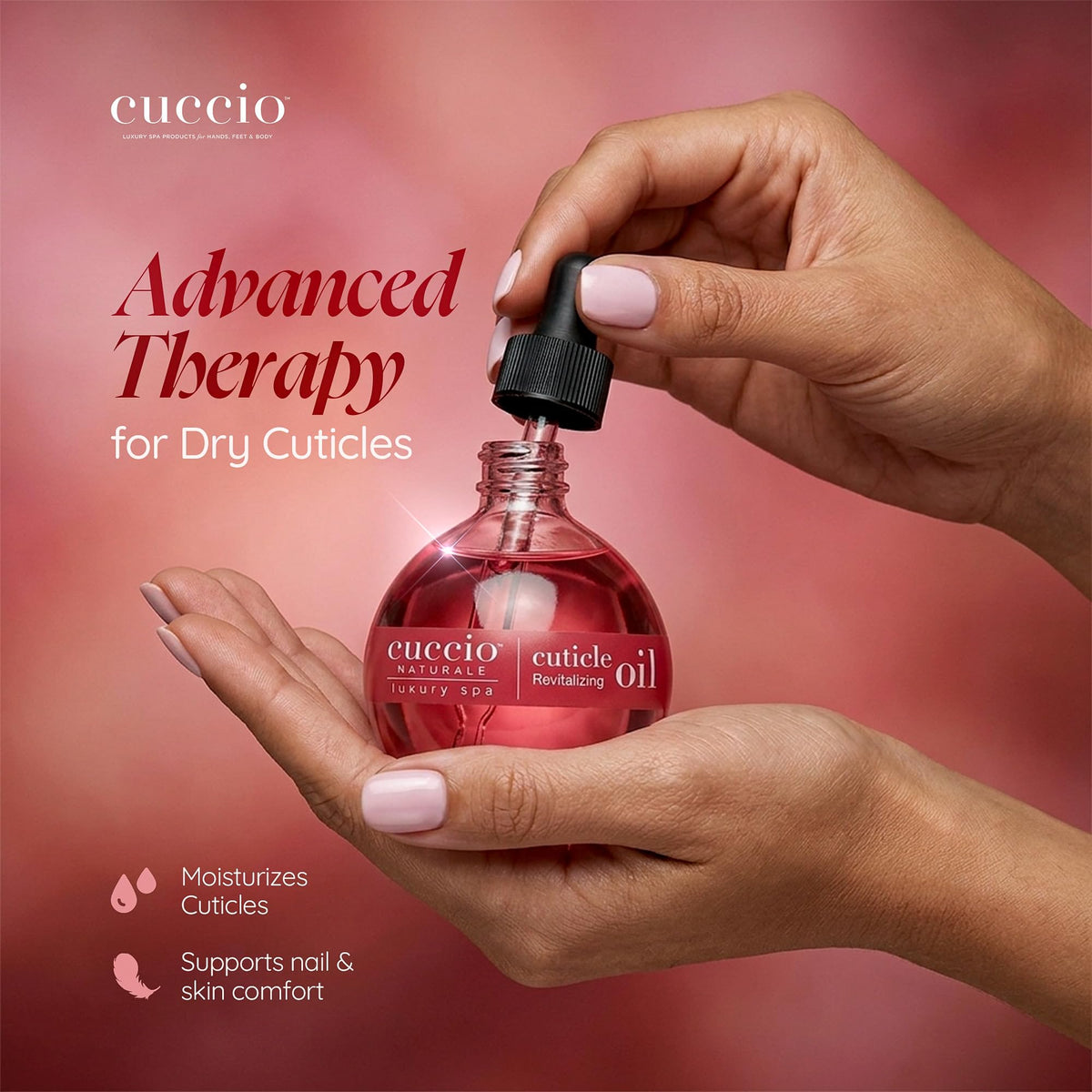 Cuccio Pomegranate & Fig Cuticle Oil - Repairing Nail & Cuticle Oil, 73ml