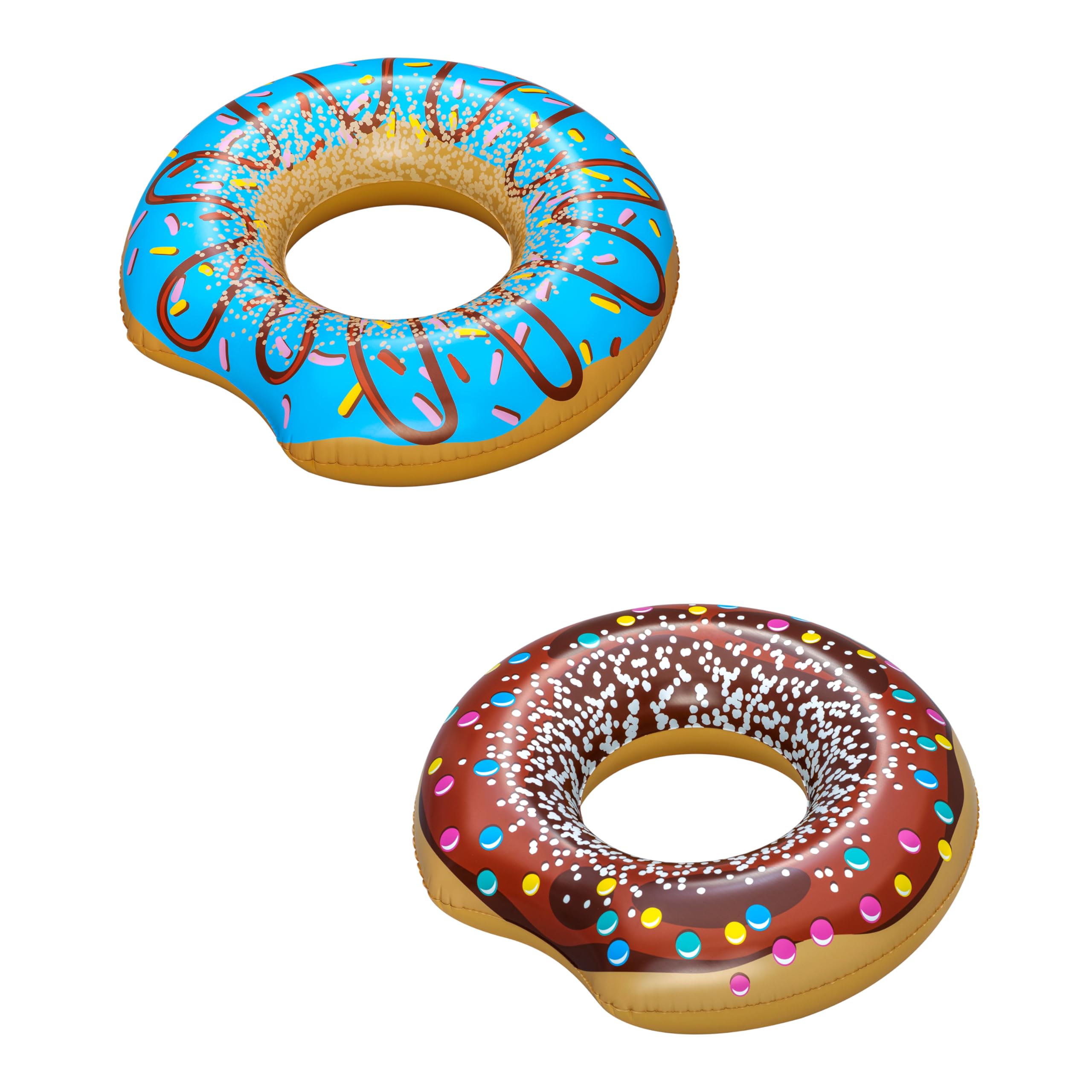 Bestway Donut Swim Tube - Realistic Design | 1.07m Size | Ages 12+ | Assorted Designs