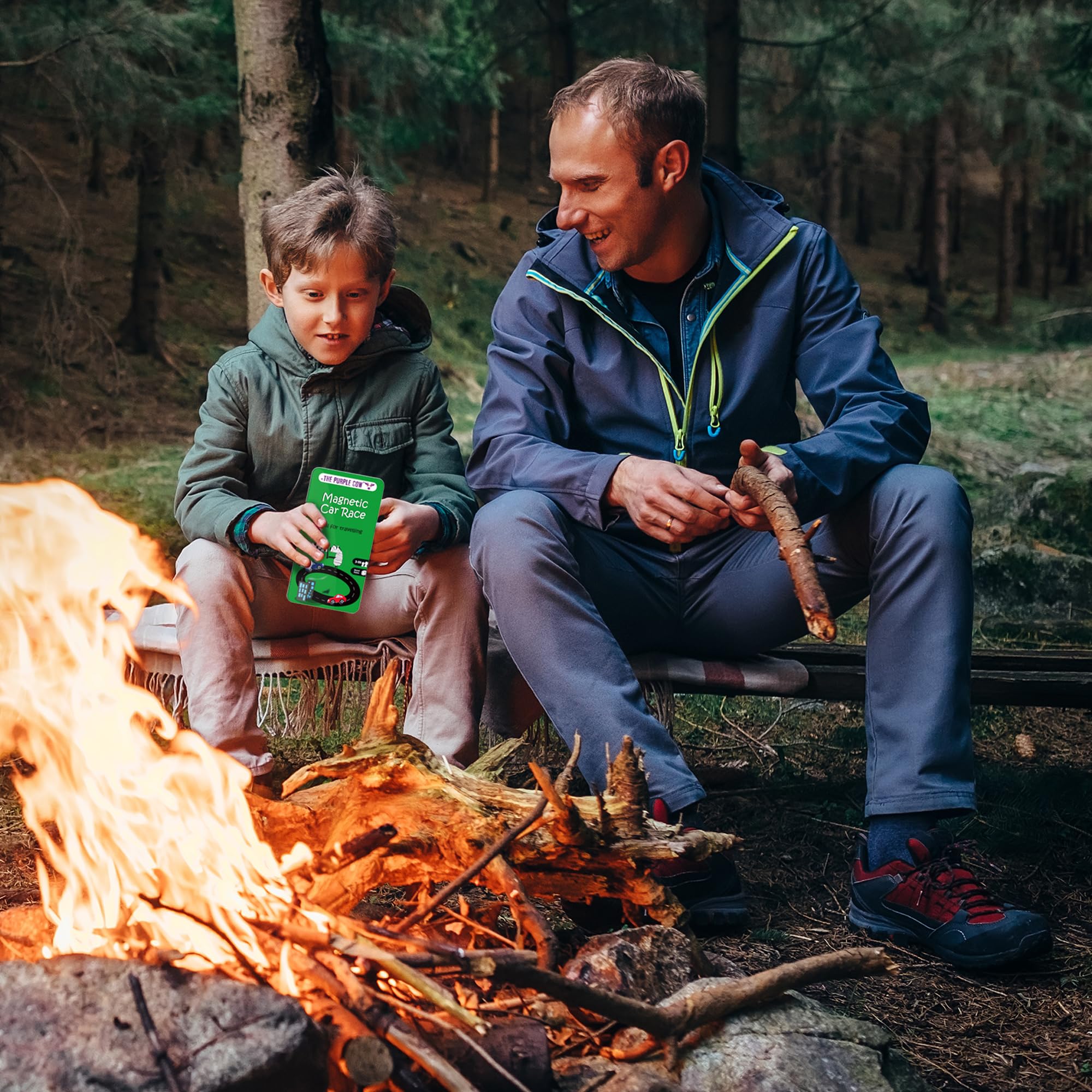 The Purple Cow Car Race Magnetic Travel Game 5