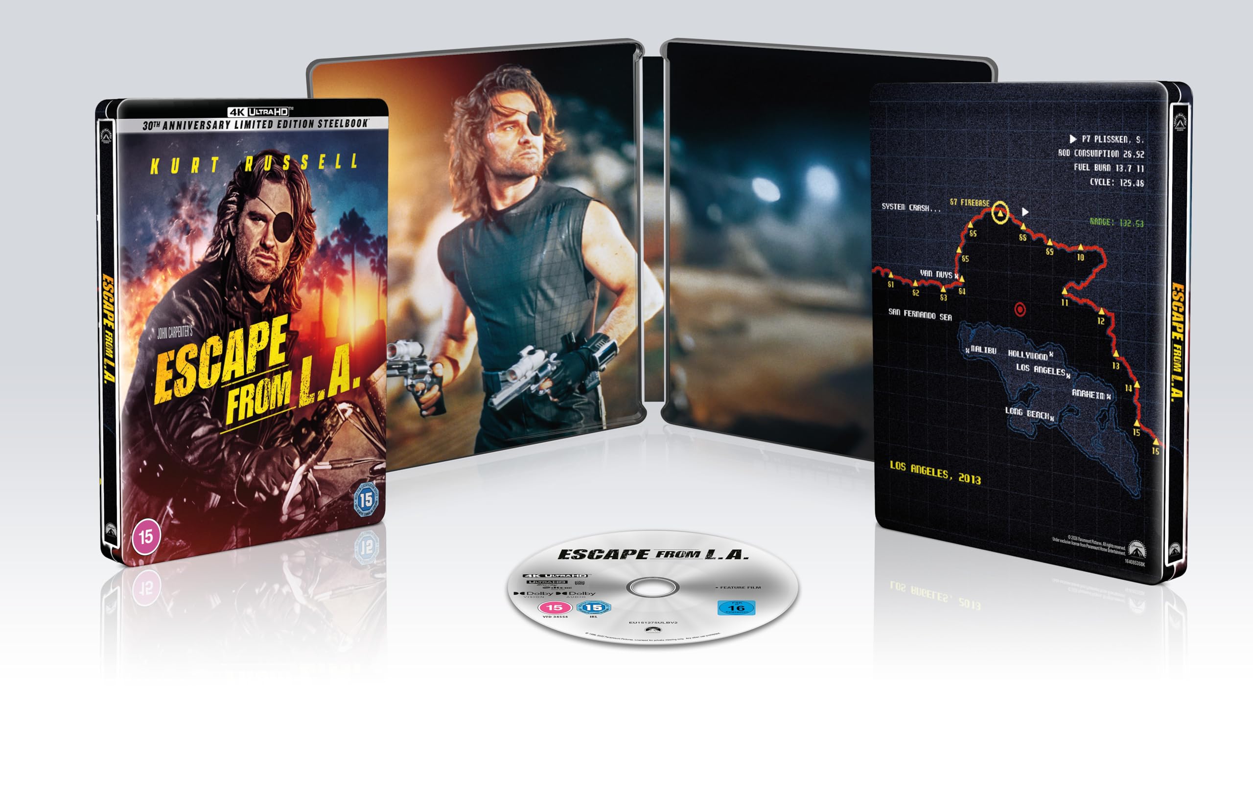John Carpenter's Escape From L.A. [4K UHD SteelBook Blu-ray] 1