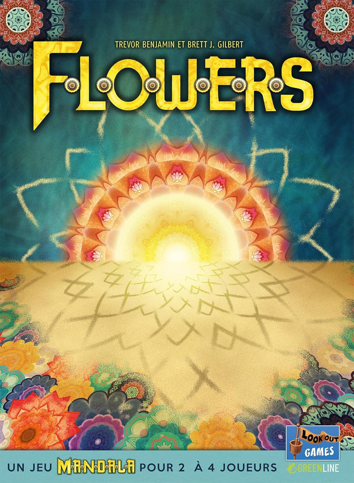Lookout Flowers: A Mandala Game Board Game