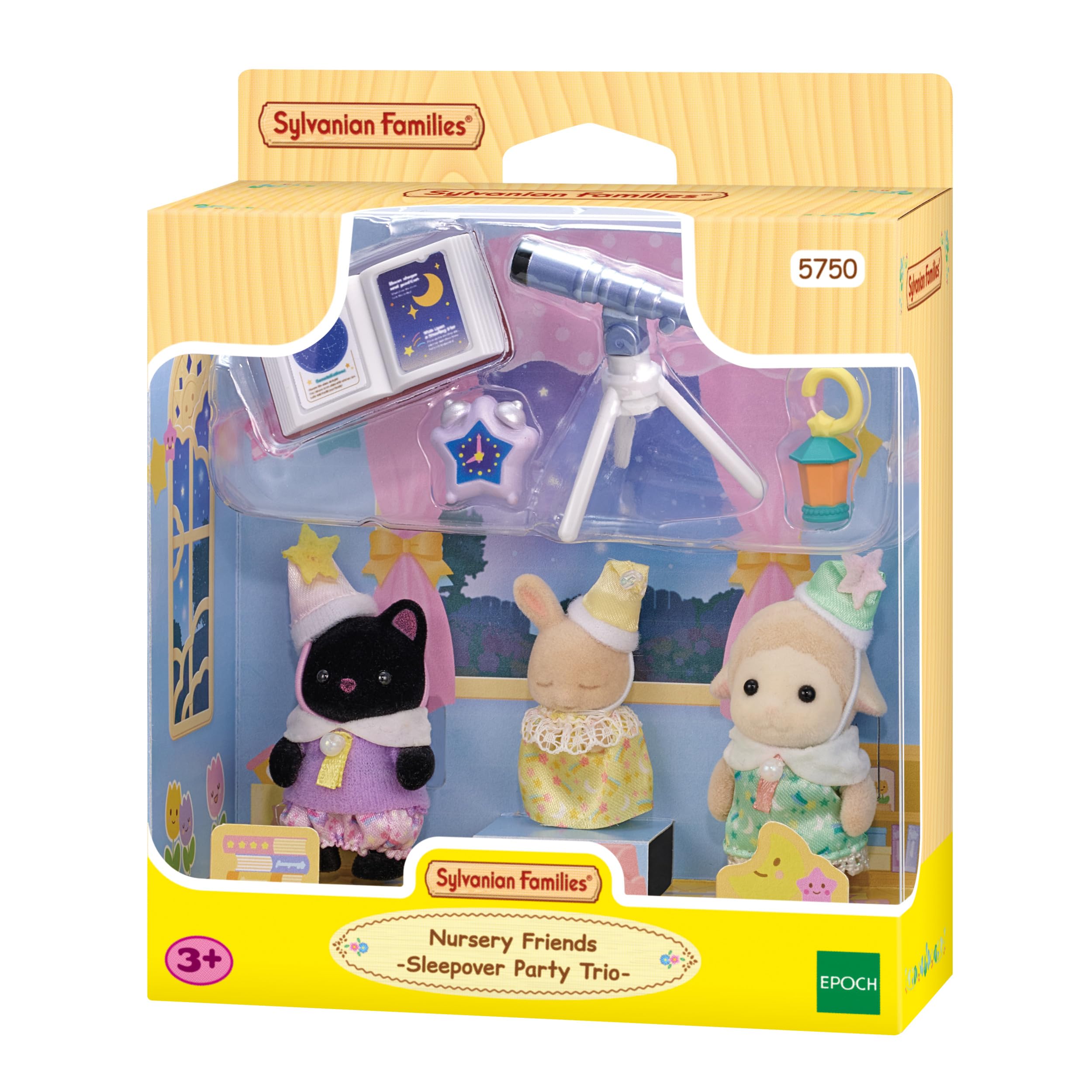 Sylvanian Families 5750 Nursery Friends Sleepover Party Trio Playset | Ages 3+ 1