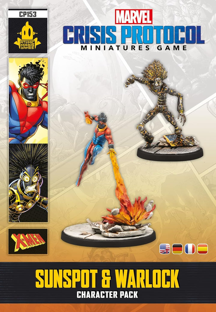 Atomic Mass Games Marvel: Crisis Protocol Sunspot & Warlock Character Pack (CP153)