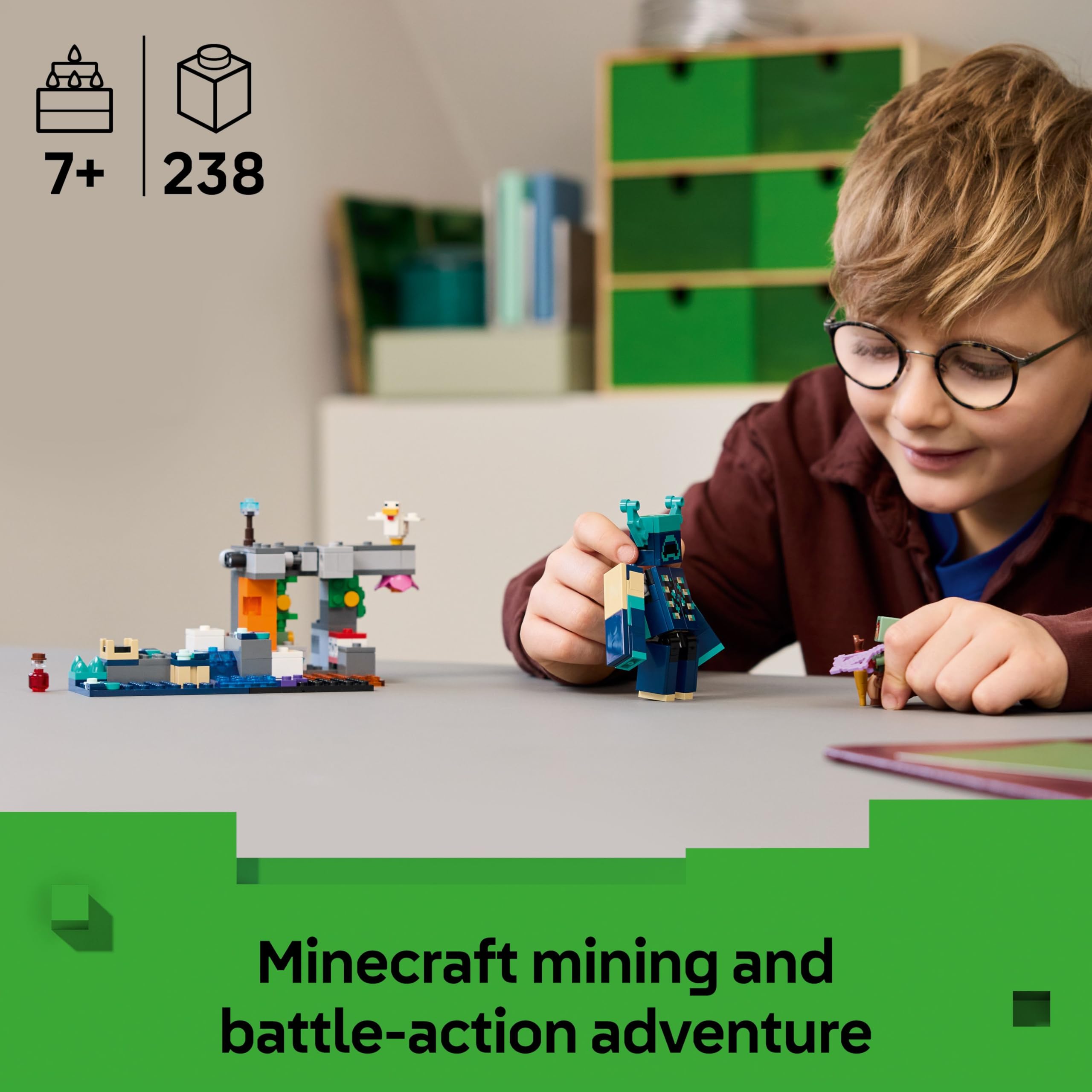 LEGO Minecraft The Warden Encounter Building Set - Interactive Toy for Ages 7+ | Model 21274 2