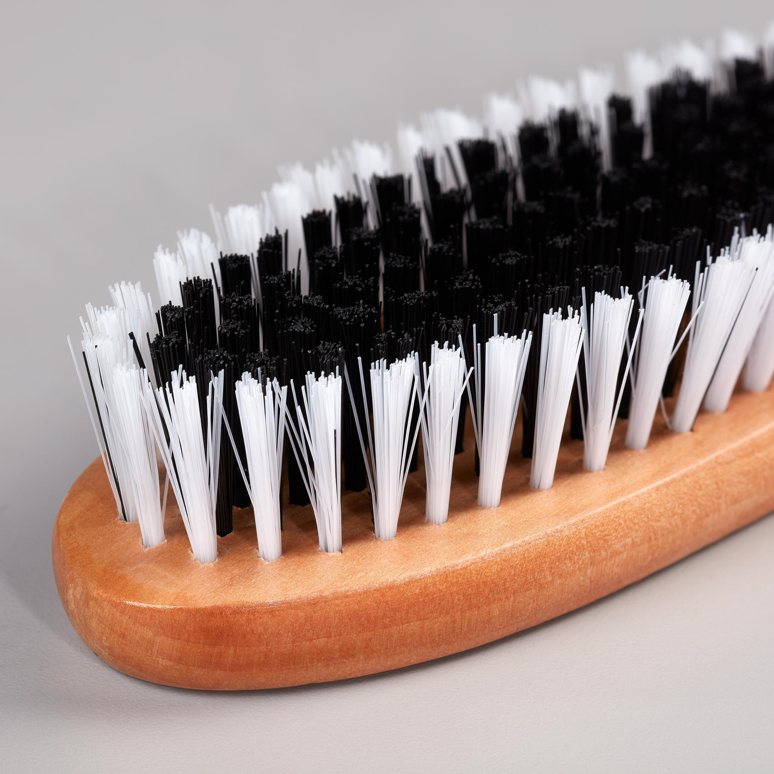 Elliott Varnished Wooden Clothes Brush - Durable Synthetic Fibres | Travel Size 5