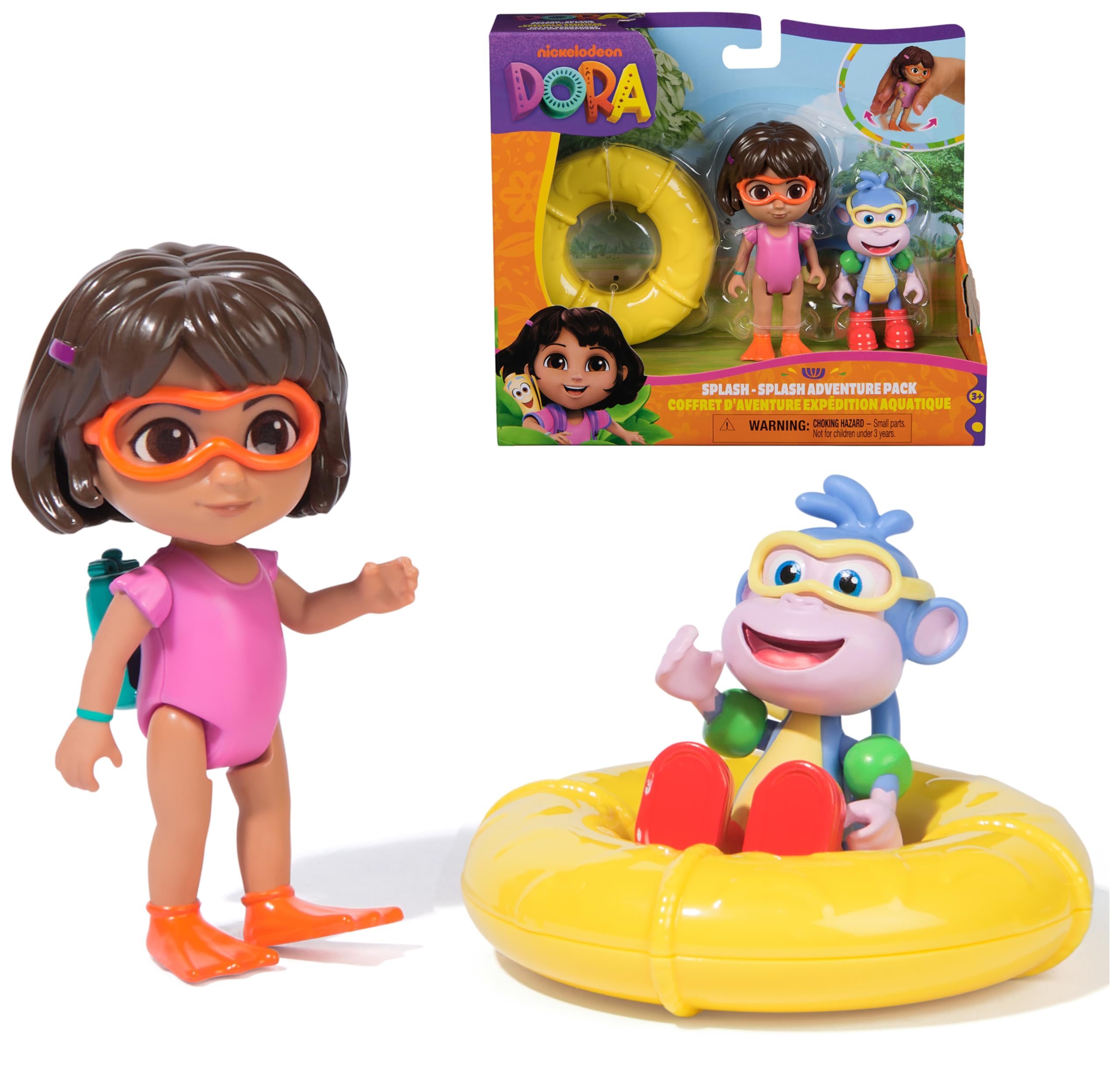 Dora the Explorer Splash-Splash Adventure Pack - Swim-Ready Figures & Pool Accessories 1