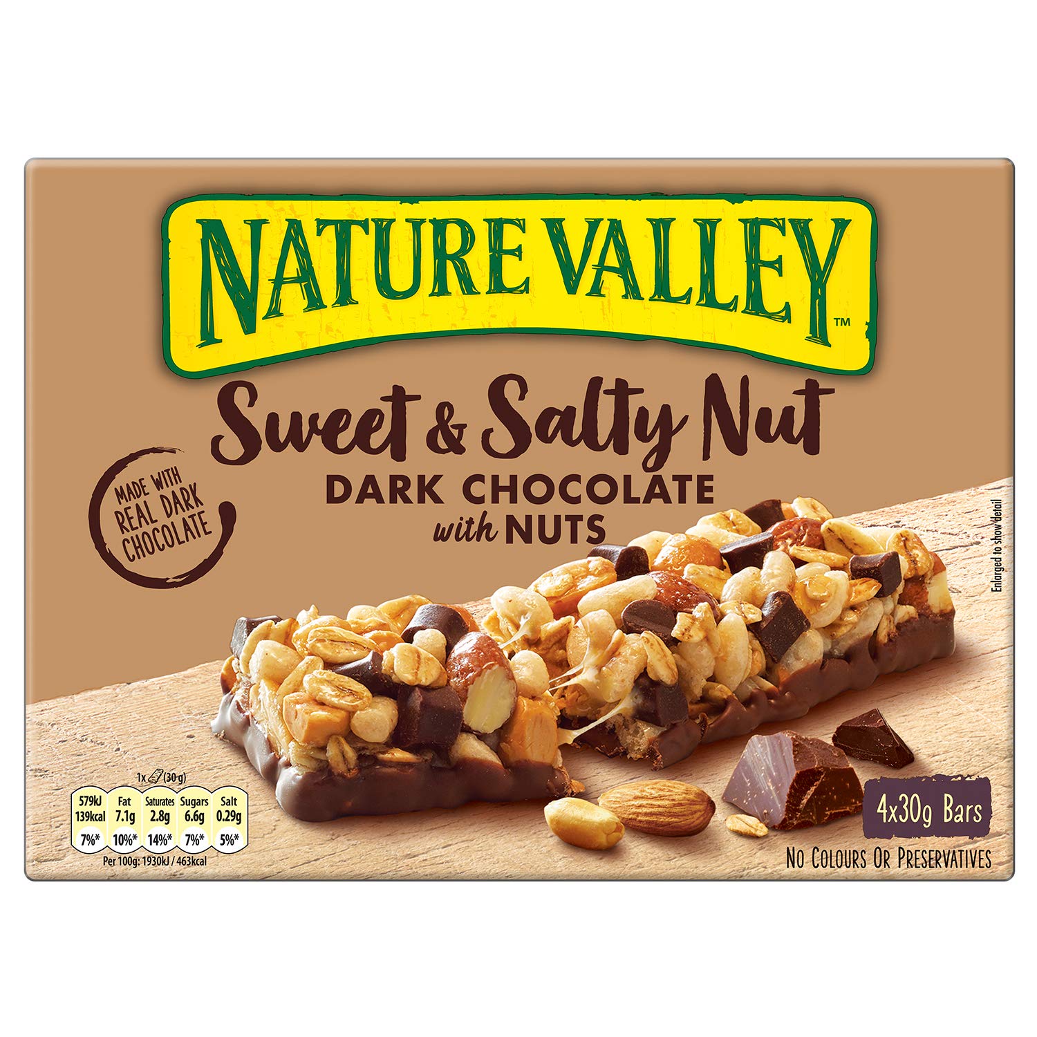 Nature Valley Sweet & Salty Nut Dark Chocolate With Nuts Cereal Bars - 4 Count (Pack of 8) 2