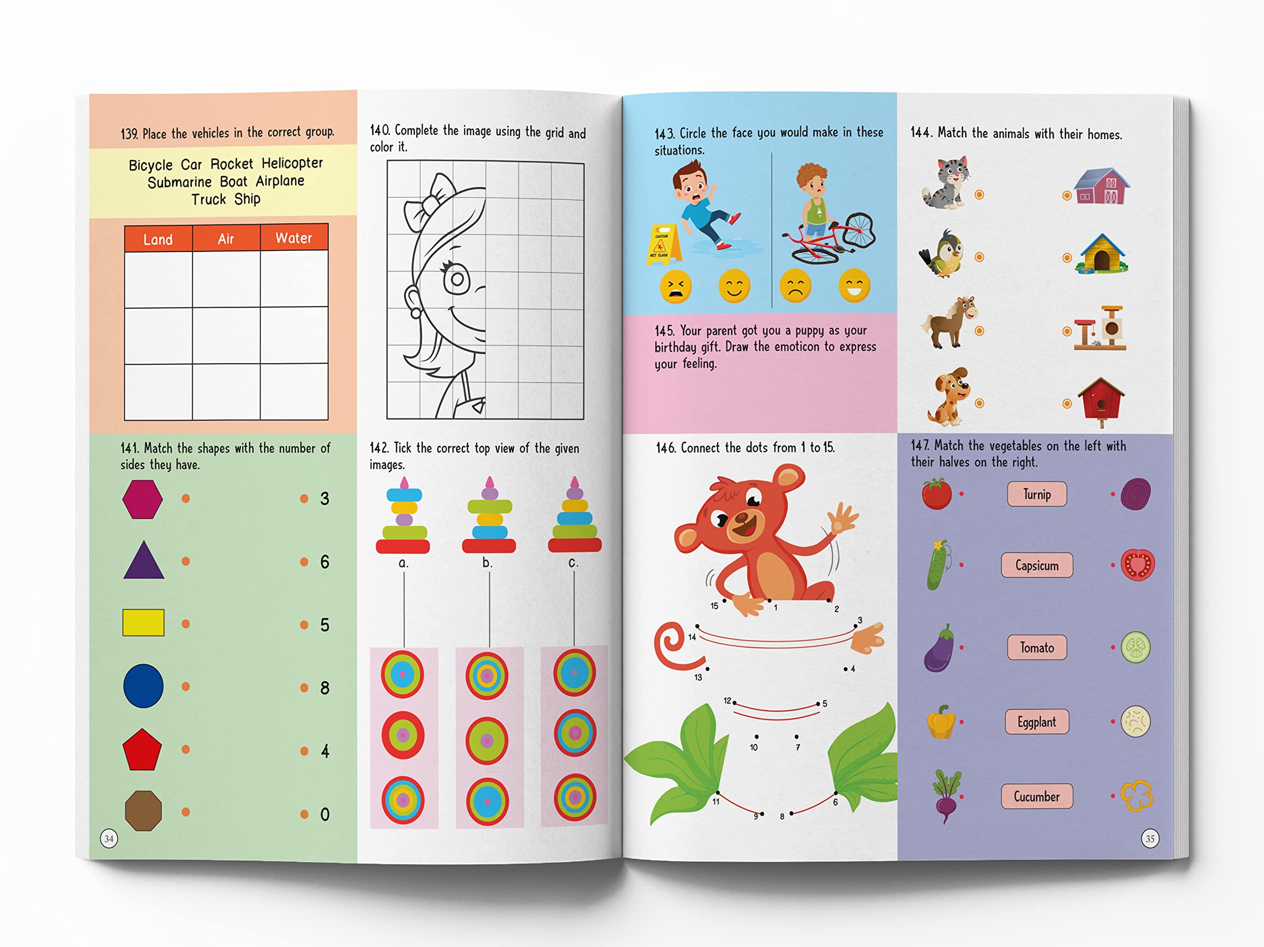 Wonder House 201 Brain Booster Activity Book - Fun Activities and Exercises for Children | Ages 6-9 5