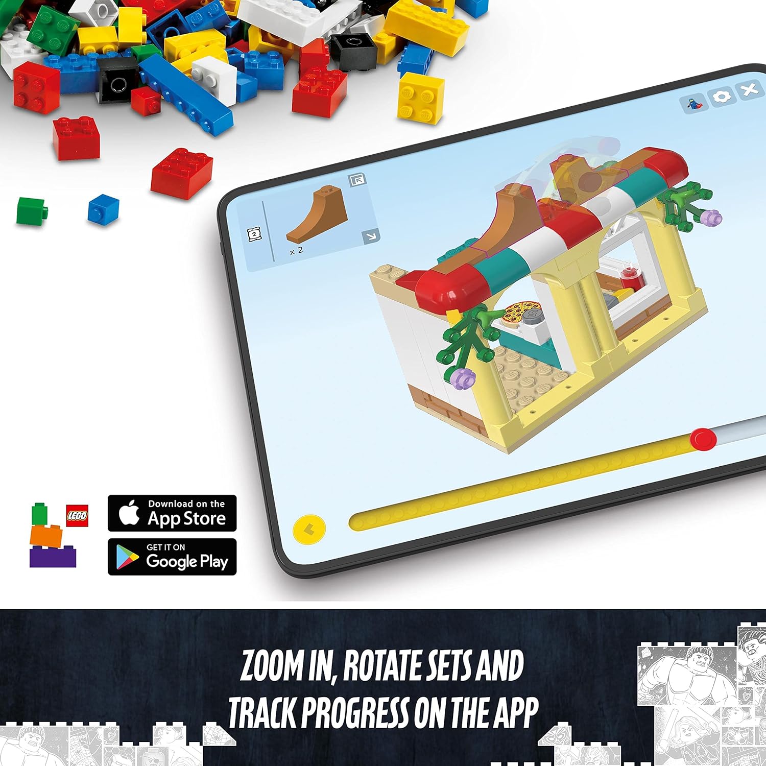 LEGO Marvel Baby Rocket's Ship 76254 - Guardians of the Galaxy Buildable Space Toy for Kids 8+ 3