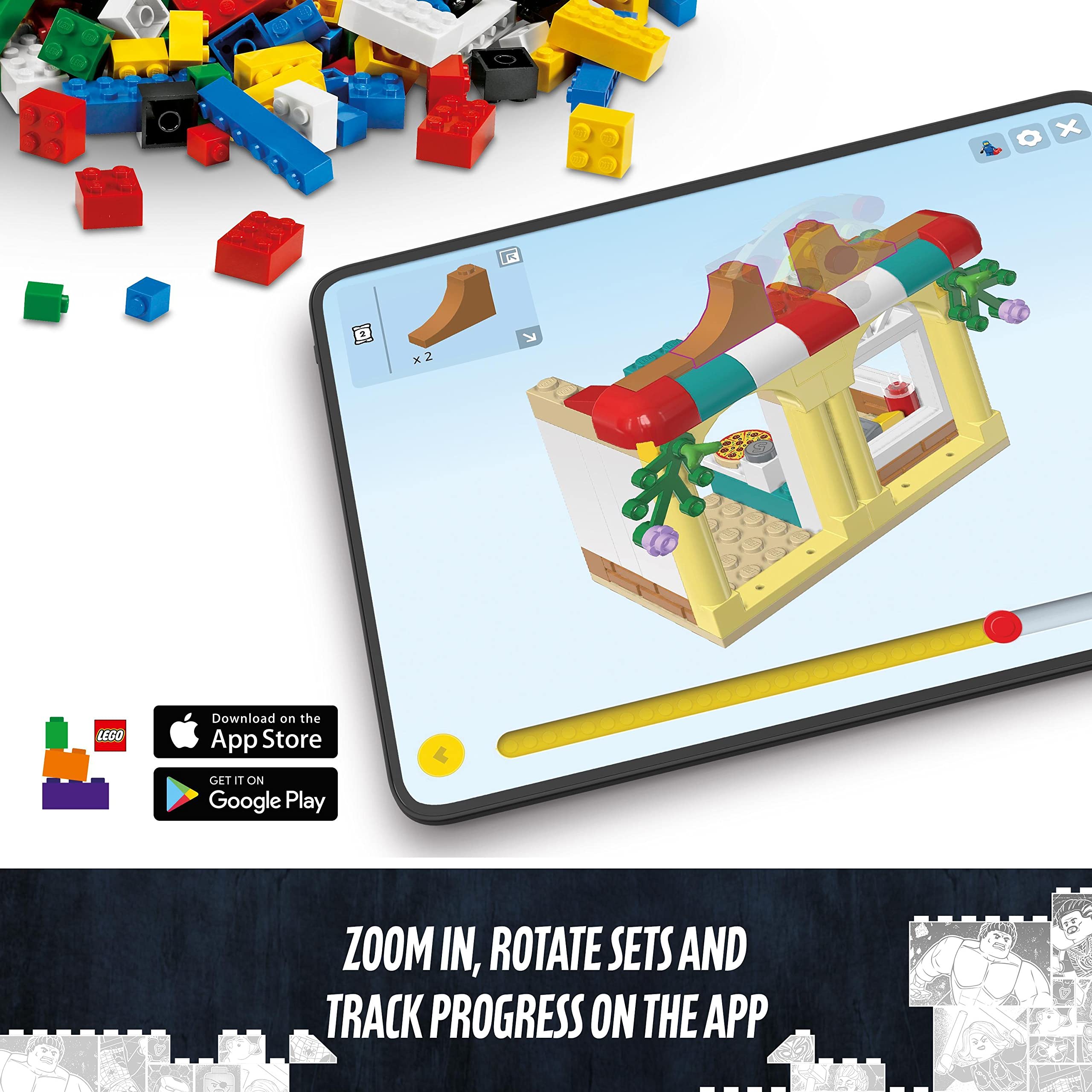 LEGO Marvel Baby Rocket's Ship 76254 - Guardians of the Galaxy Buildable Space Toy for Kids 8+ 14