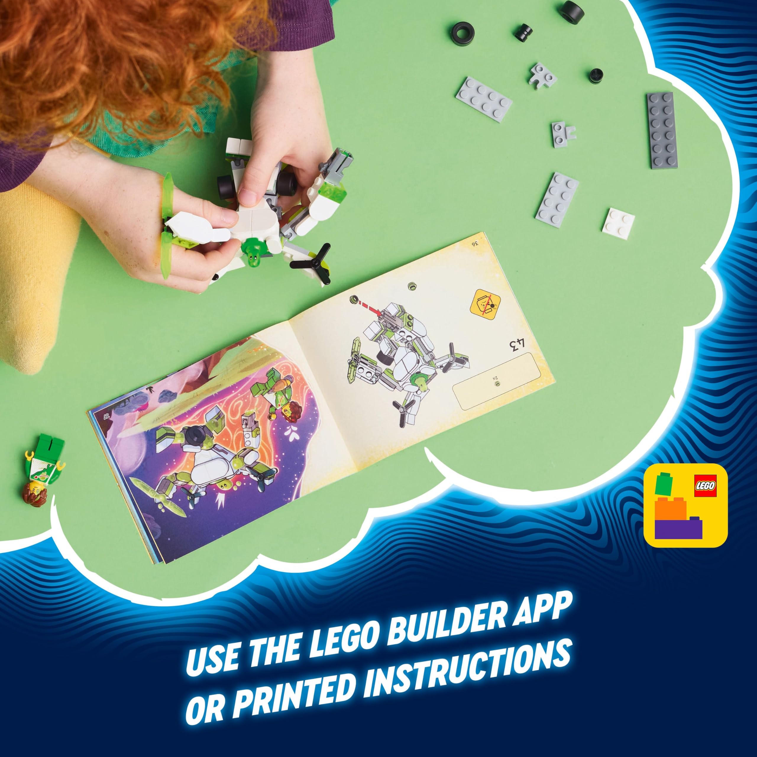 LEGO DREAMZzz Z-Blob’s Robot and Vehicle Adventures Set 71487 | 20 Build Options | Ages 7+ 6