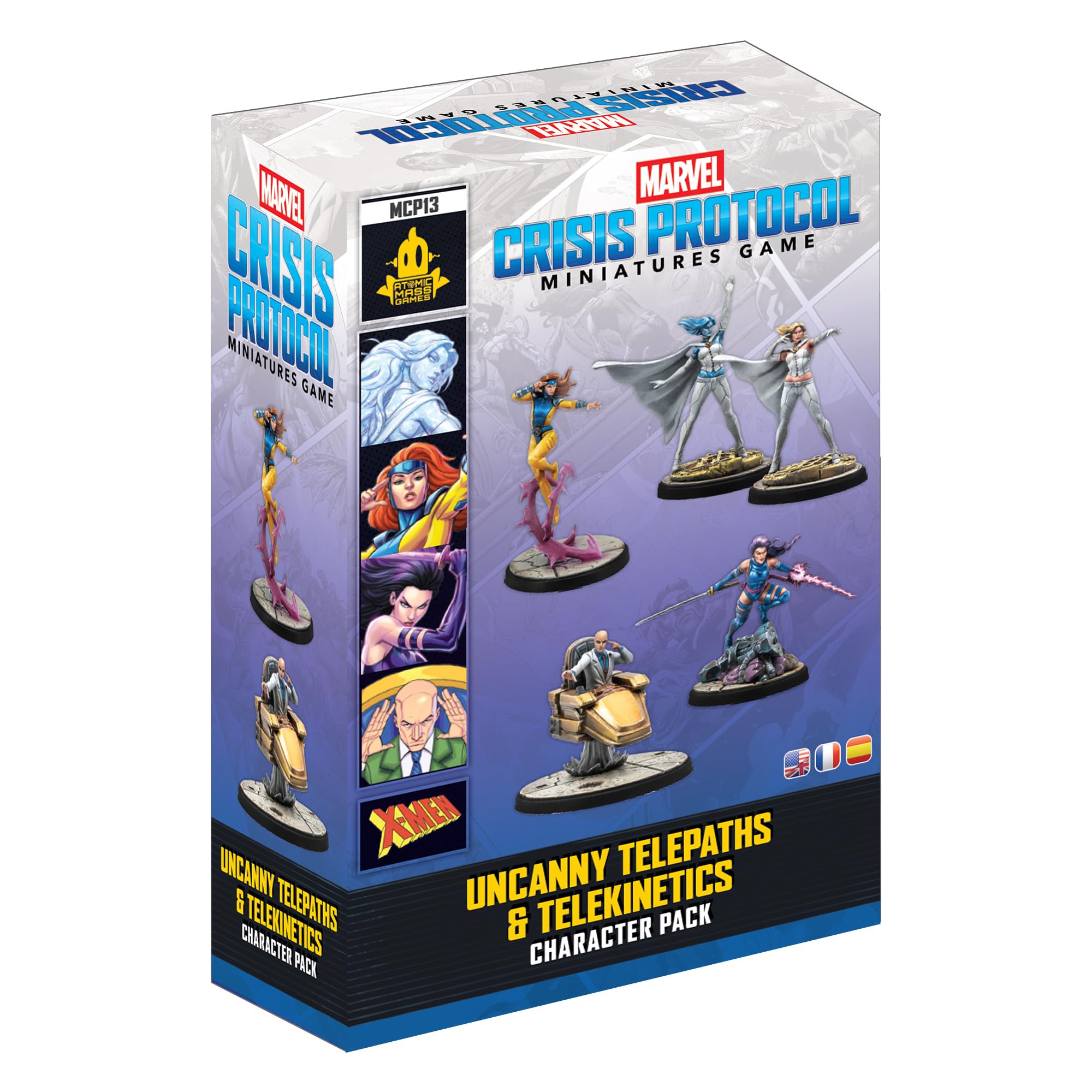 Asmodee Marvel: Crisis Protocol Uncanny Telepaths & Telekinetics Pack | 5 Miniatures | Ages 14+